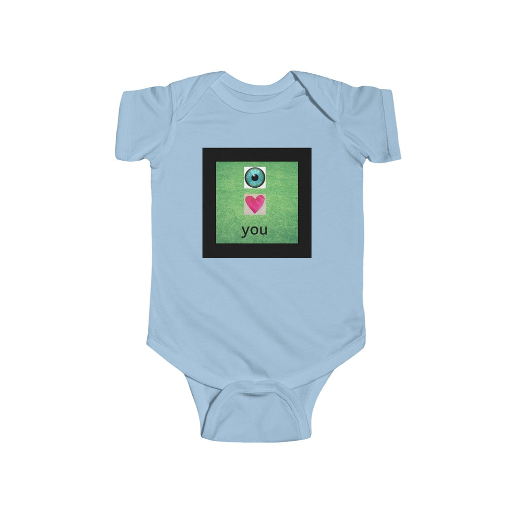 moontiq Baby Onesie 'I LOVE YOU' Sweet Infant Moonsuit US