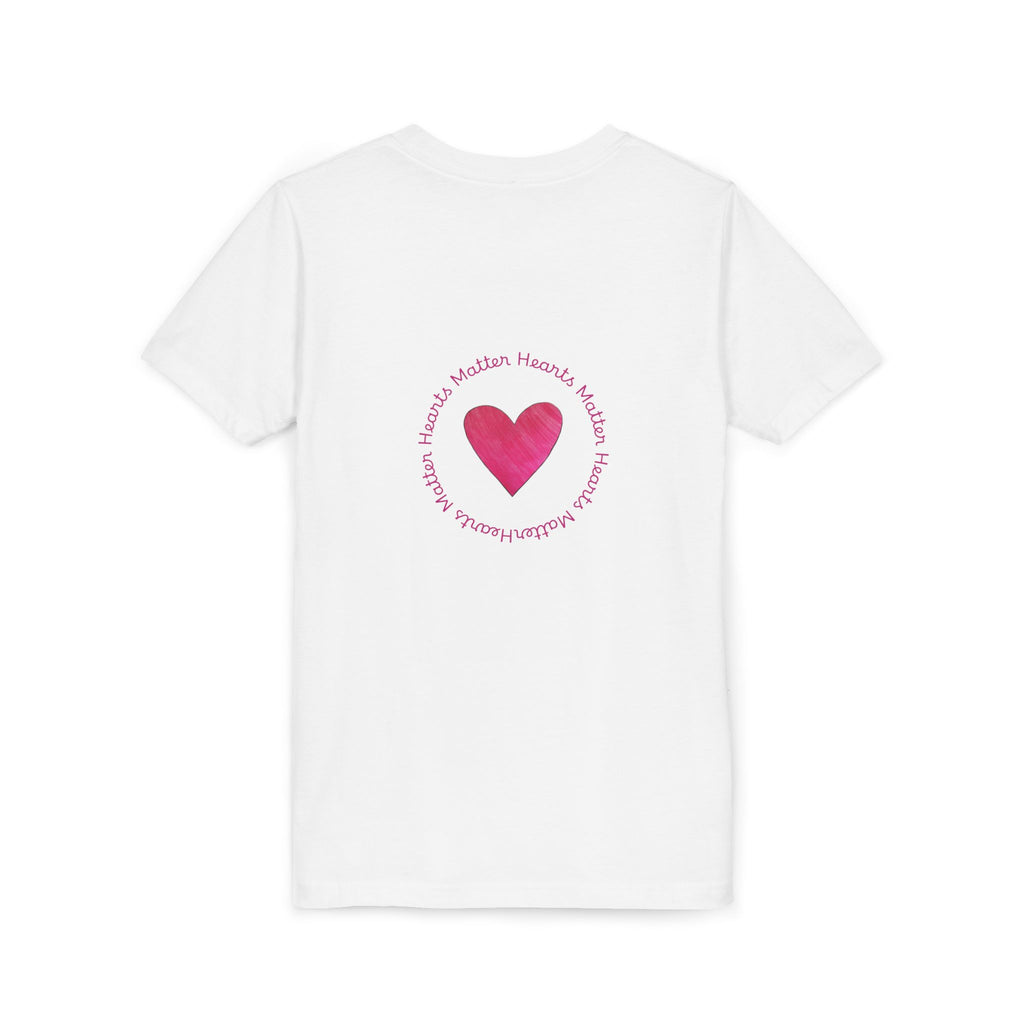 moontiq Ladybug 'My Heart Matters' Kids Youth Soft T-Shirt US