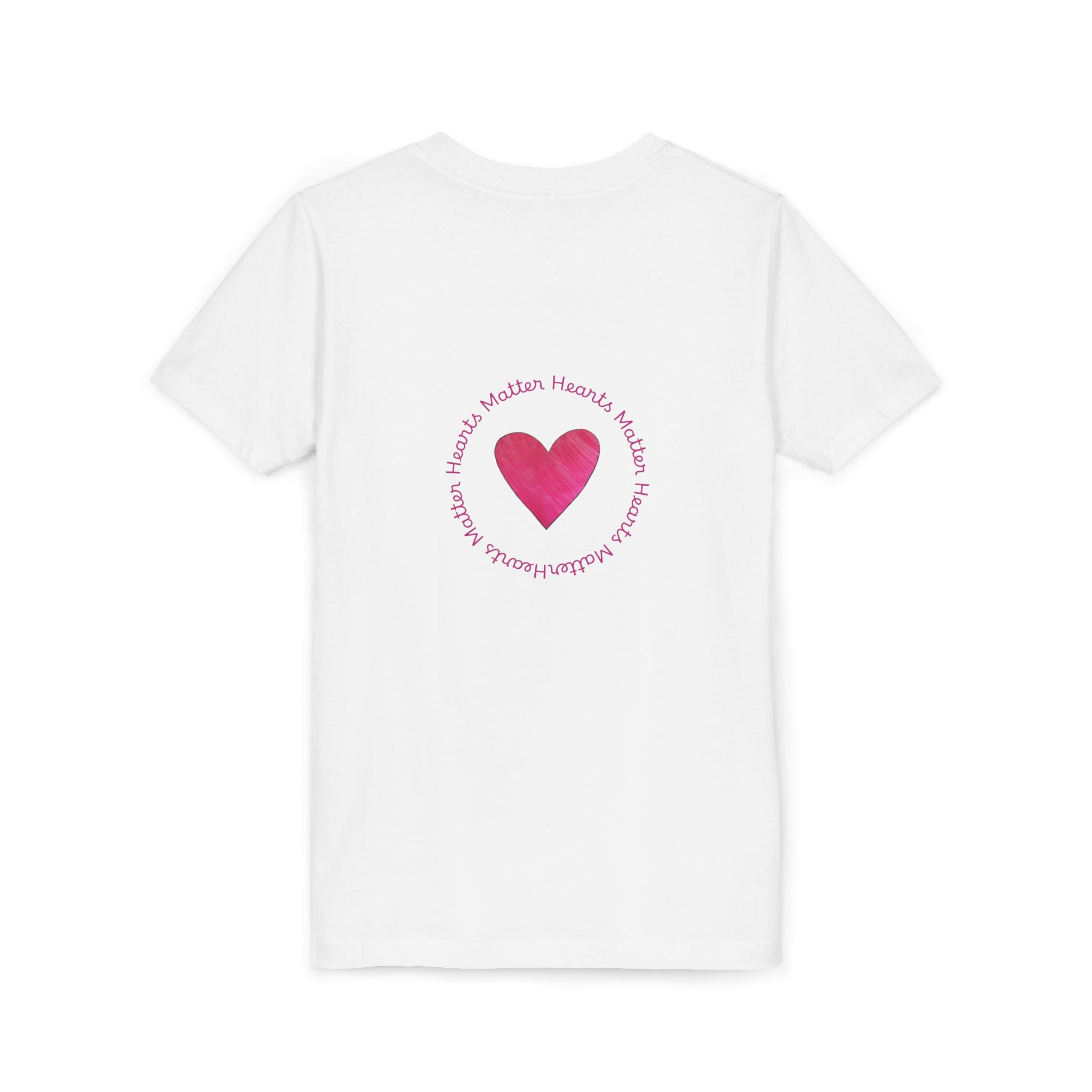 moontiq Ladybug 'My Heart Matters' Kids Youth Soft T-Shirt US