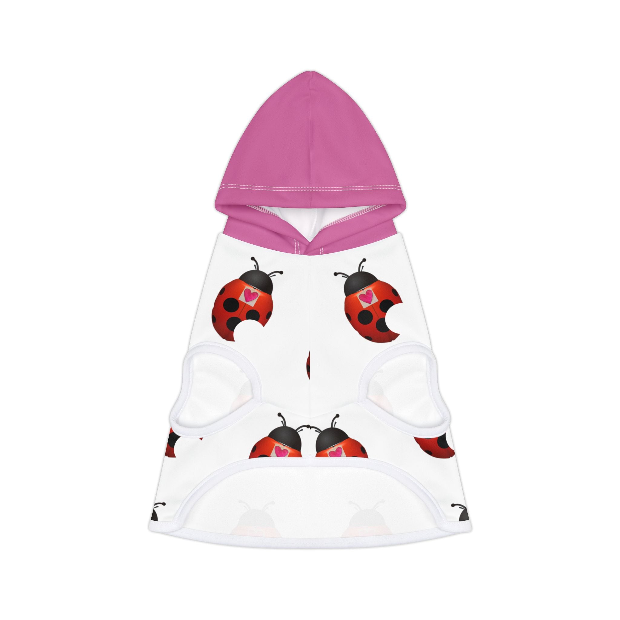 moontiq pooch Ladybug 'My Heart Matters' Cute Dog Sweatsuit US