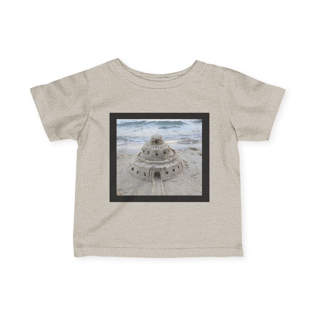 moontiq Baby Toddler T-Shirt 'Sandcastle Story' Beach Tee US