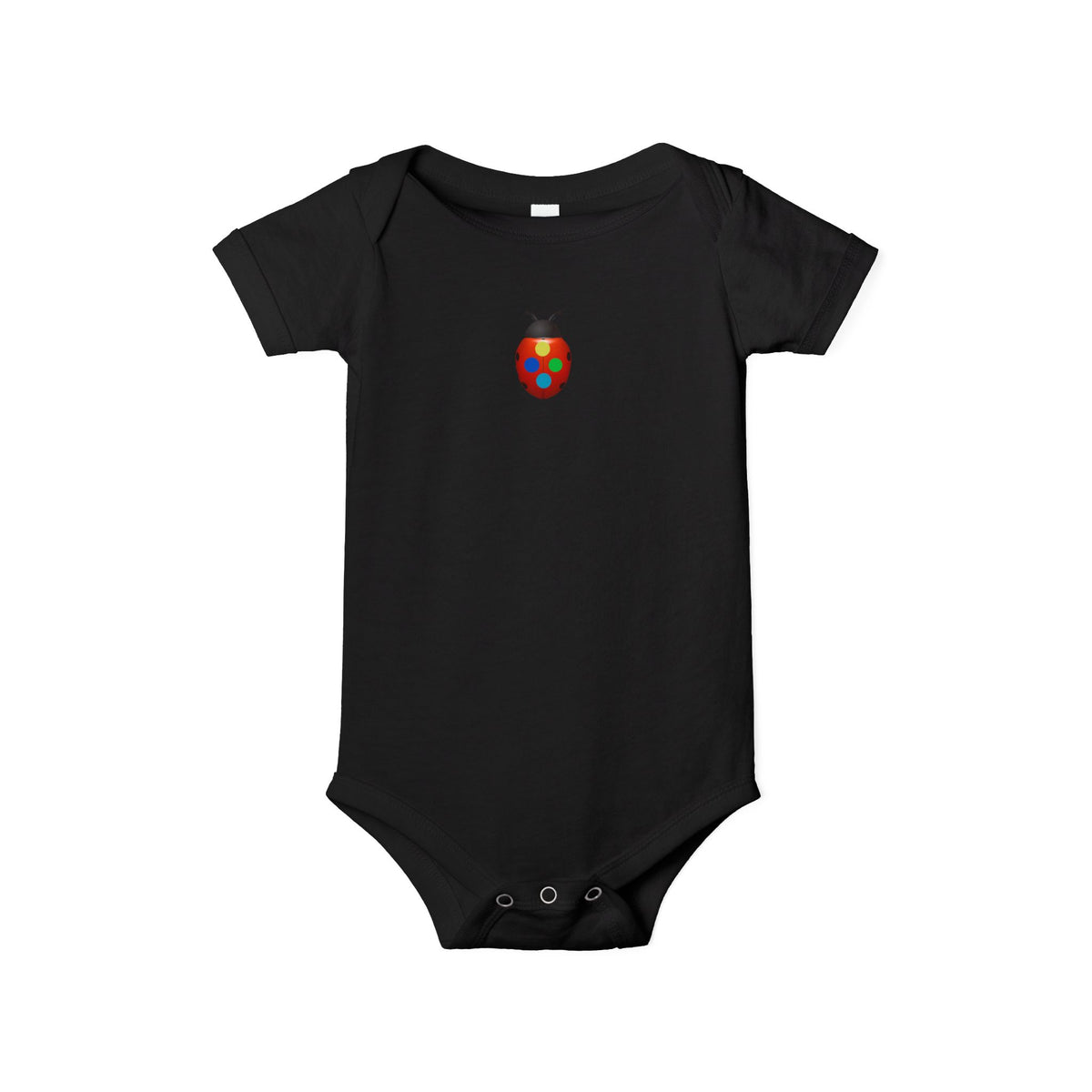 moontiq moonsuit 'Ladybug Color' Soft Baby Bodysuit US