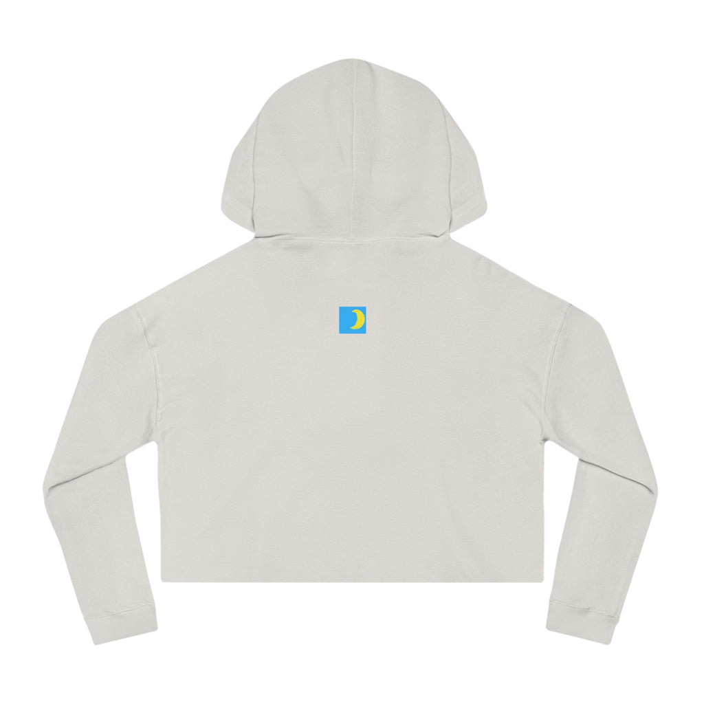 moontiq Women's Casual Cropped Hoodie 'I Got Wings' US