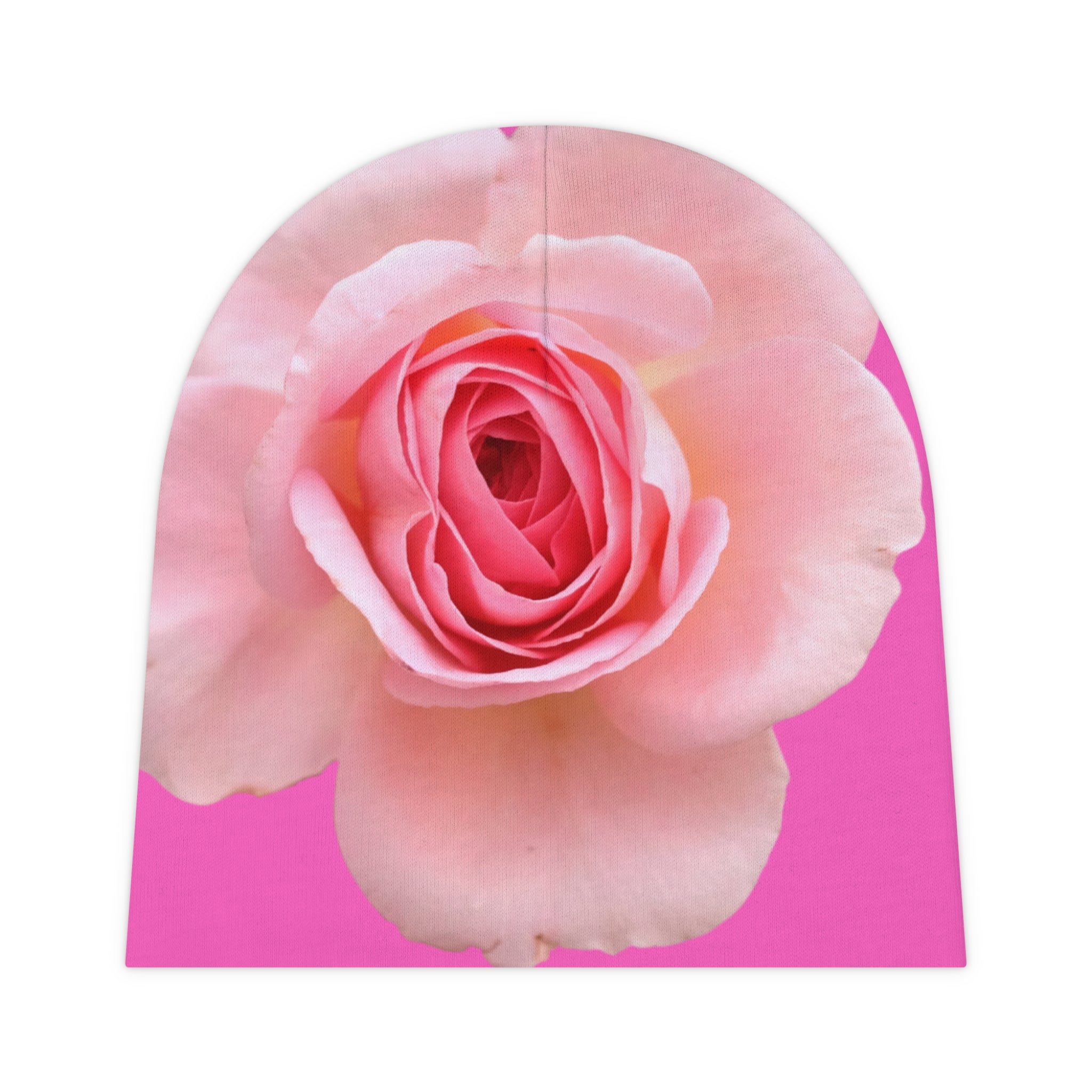 moontiq Girls Pink Newborn Baby Beanie 'Rose Sorbet'  US
