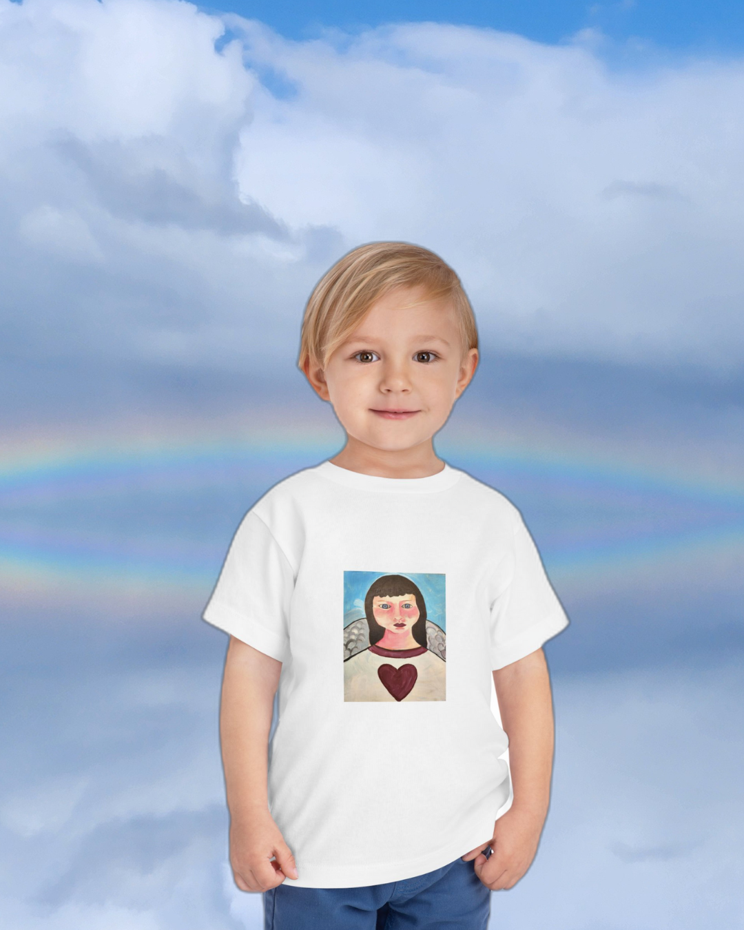 moontiq Toddler Kids T-Shirt 'My Angel' - Sweet Kids Tee US