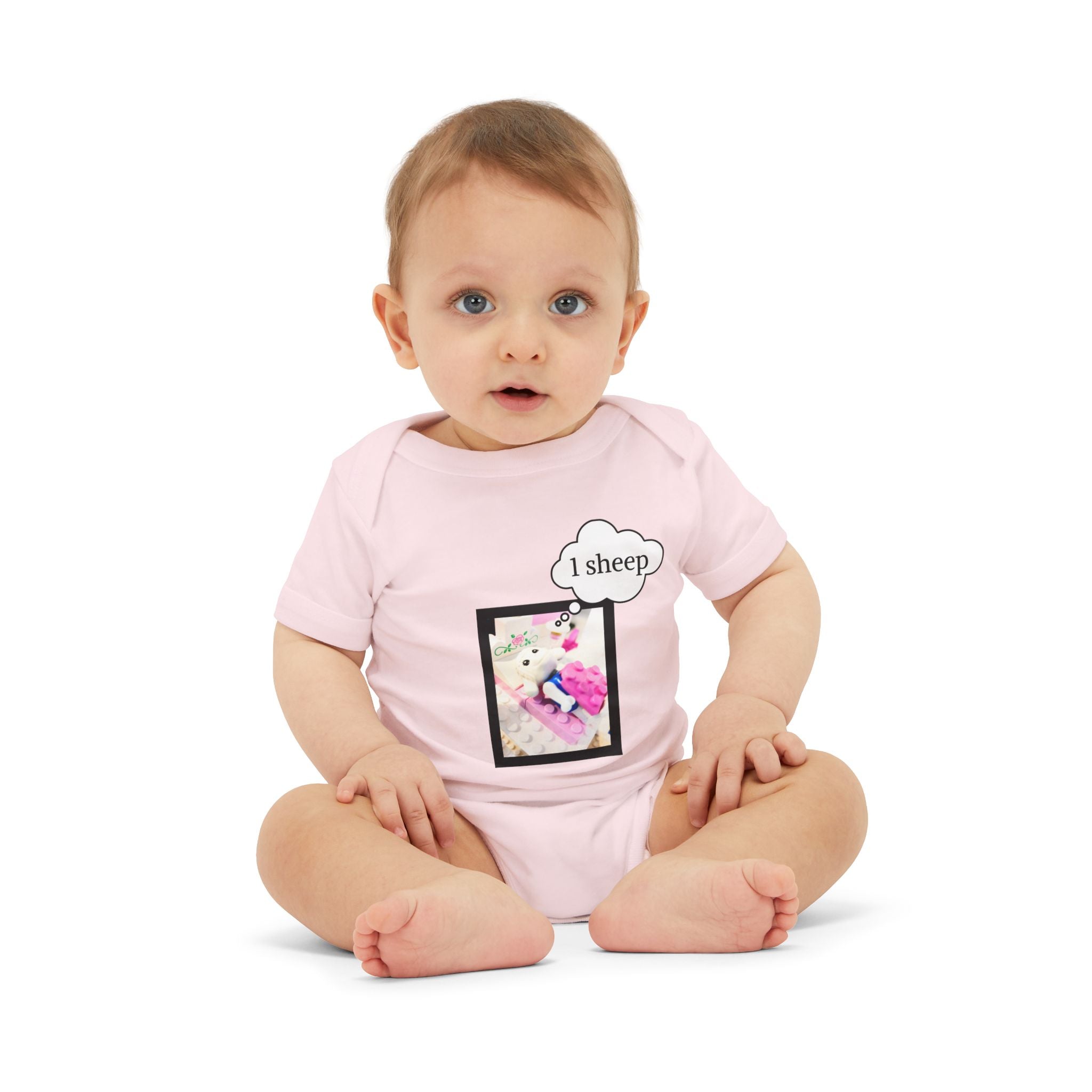moontiq Cute Baby Onesie - 'Cynthia Sheep' Moonsuit US