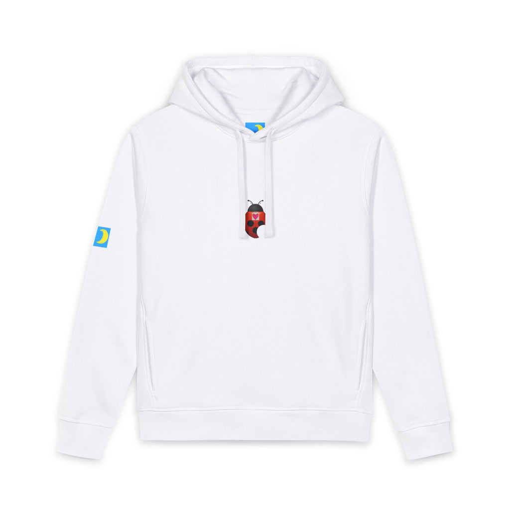 moontiq Ladybug 'My Heart Matters' Unisex Adult Hooded Sweatshirt US