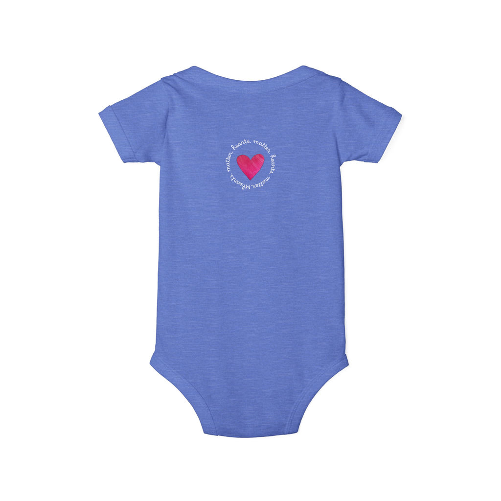 moontiq moonsuit 'My Heart Matters' Ladybug Baby Bodysuit US