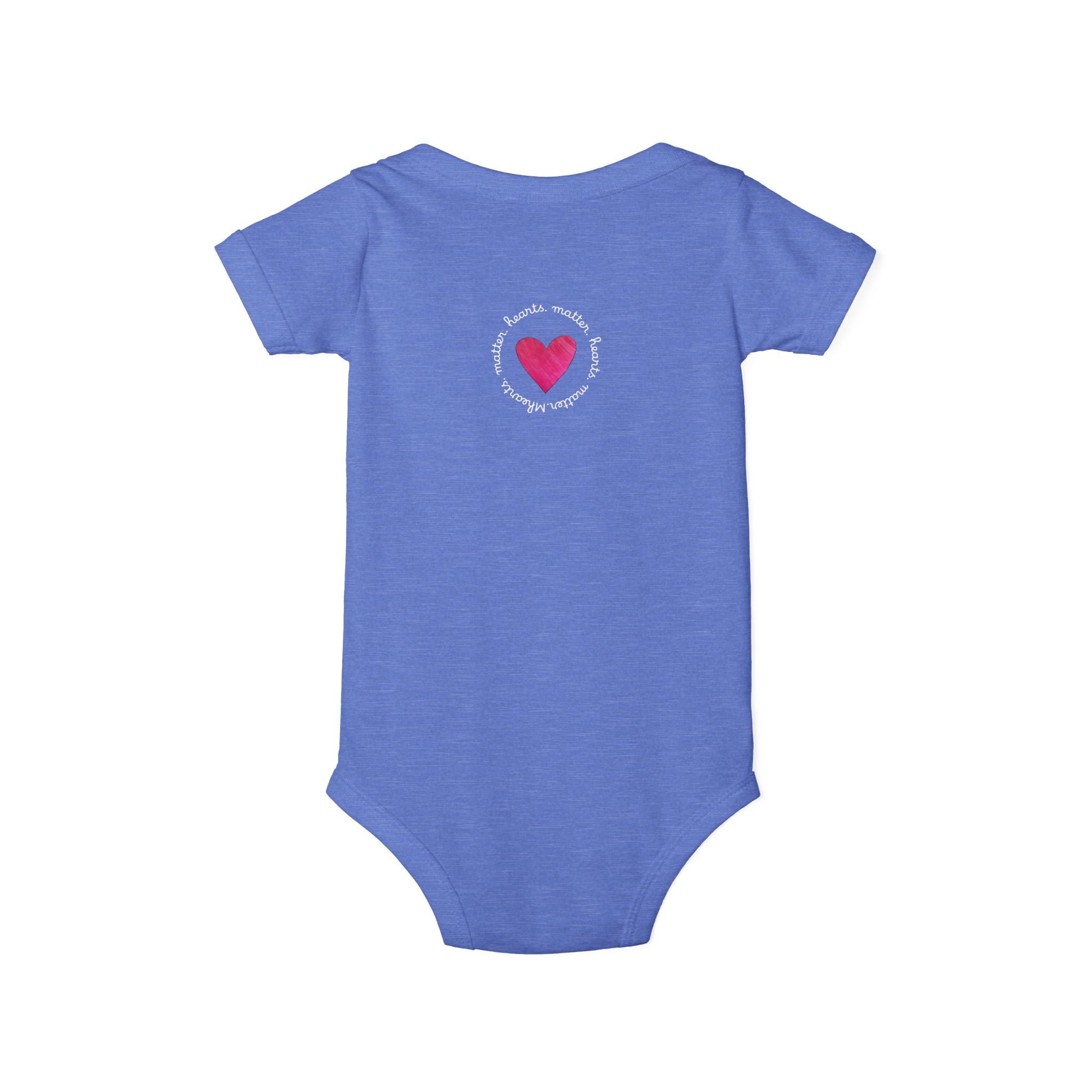 moontiq moonsuit 'My Heart Matters' Ladybug Baby Bodysuit US