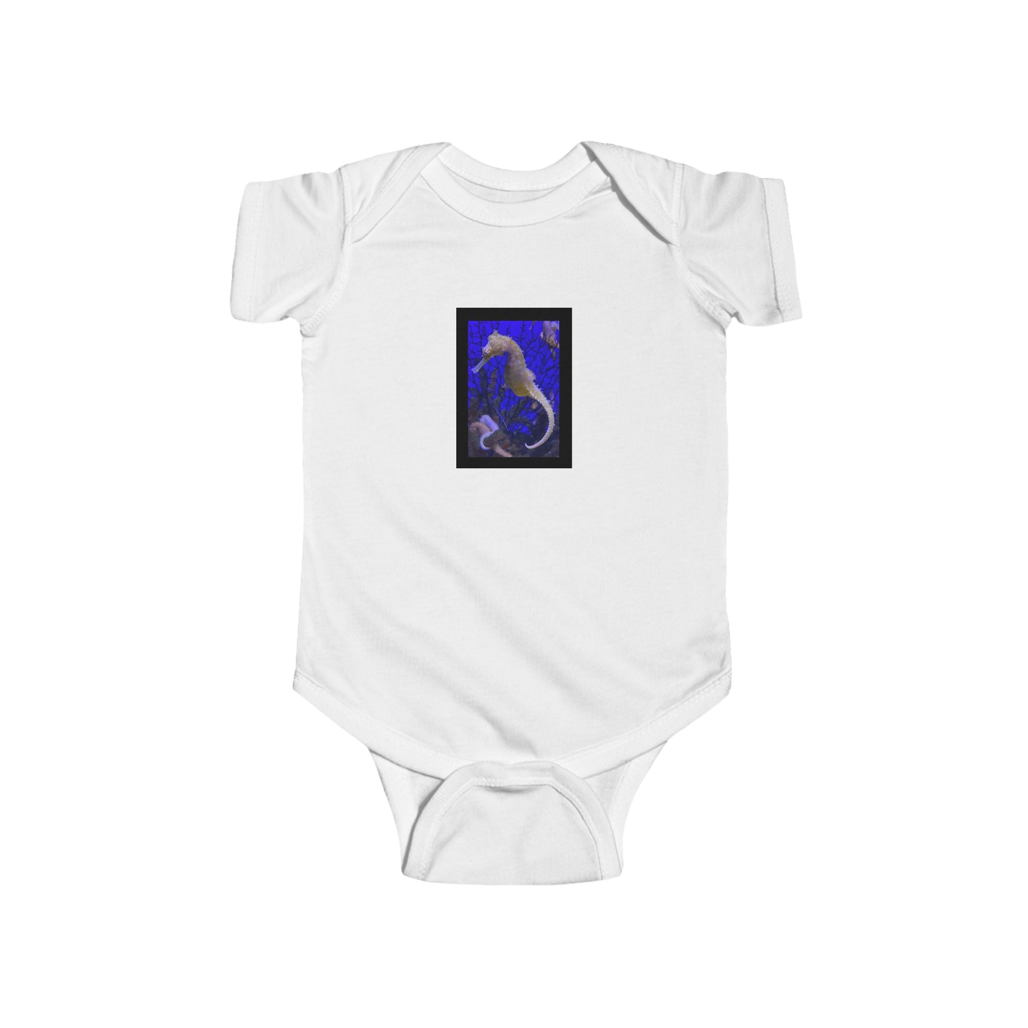 moontiq Baby Onesie '3D Seahorse' Ocean Inspired Moonsuit US