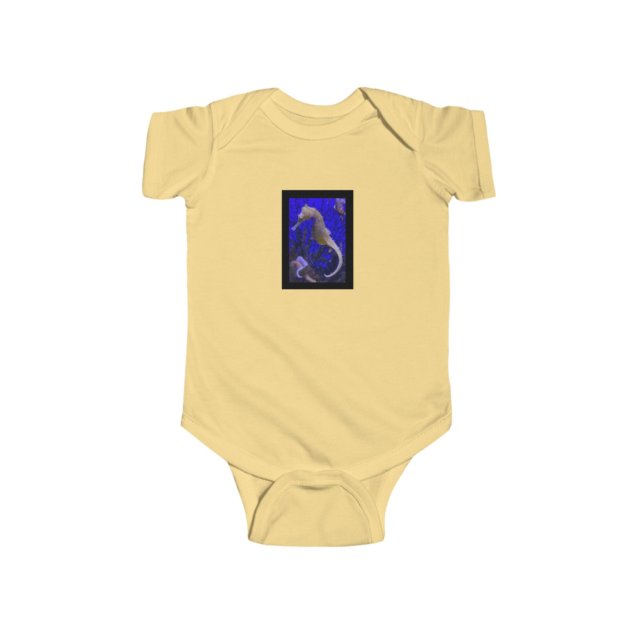 moontiq Baby Onesie '3D Seahorse' Ocean Inspired Moonsuit US