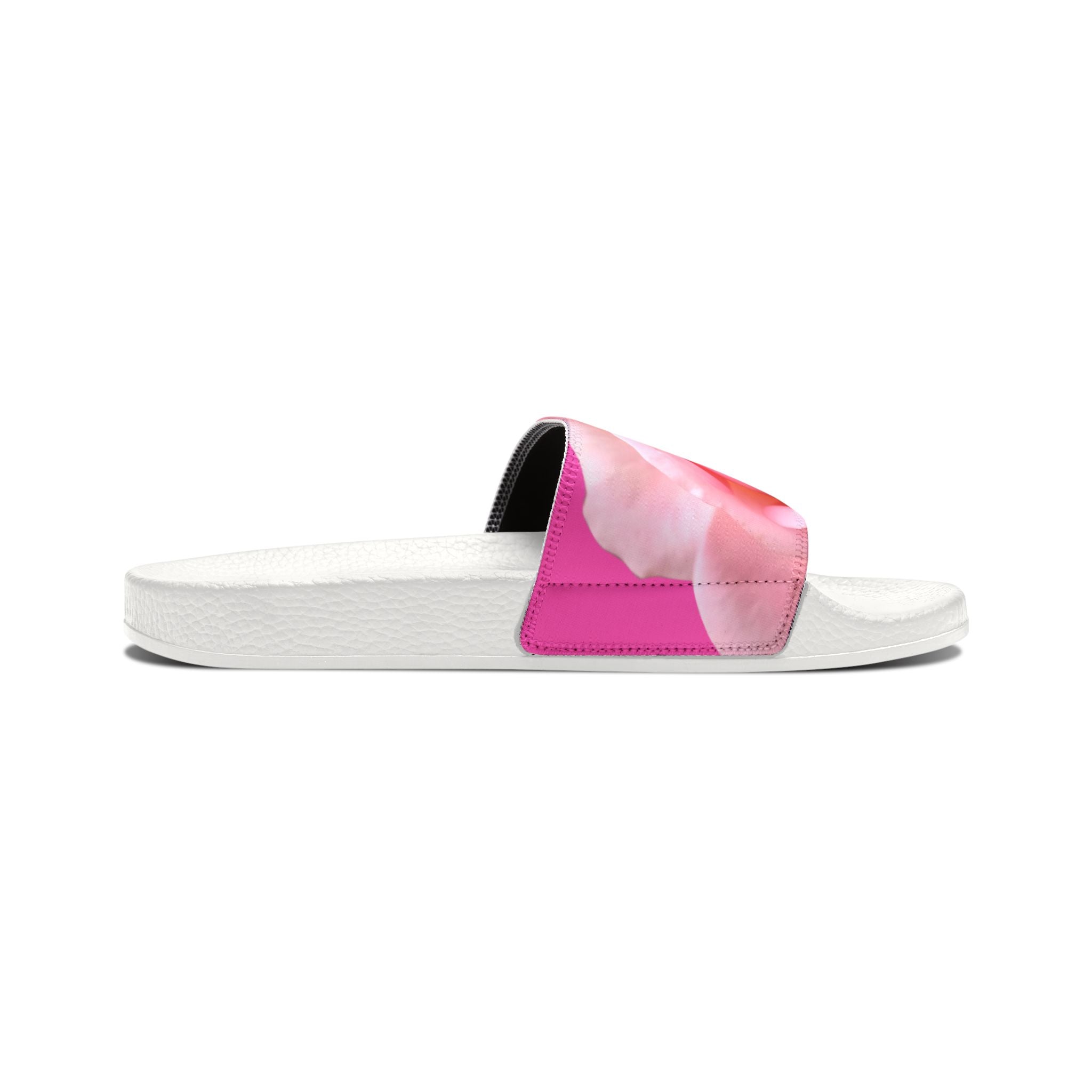 moontiq 'Rose Sorbet' Pink Floral Kids Pool Flip Flops Slides US