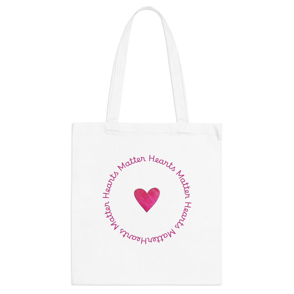 moontiq Ladybug Cotton Tote Bag 'My Heart Matters' US
