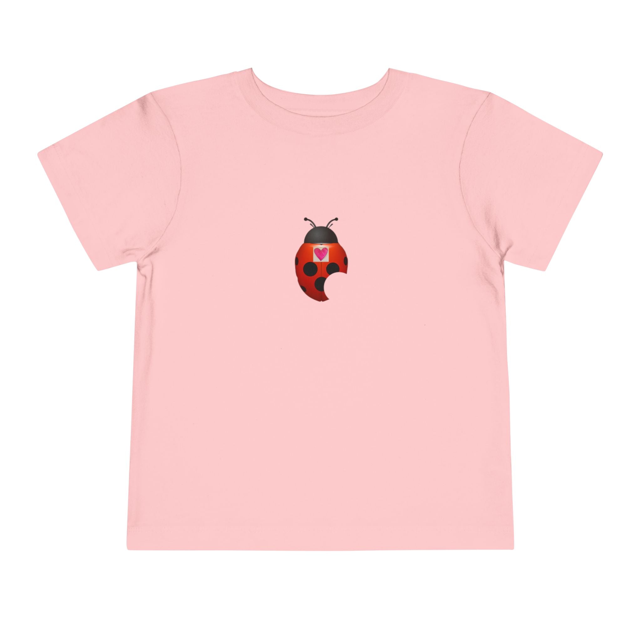 moontiq Ladybug 'My Heart Matters' Toddler Kids Soft Tee US