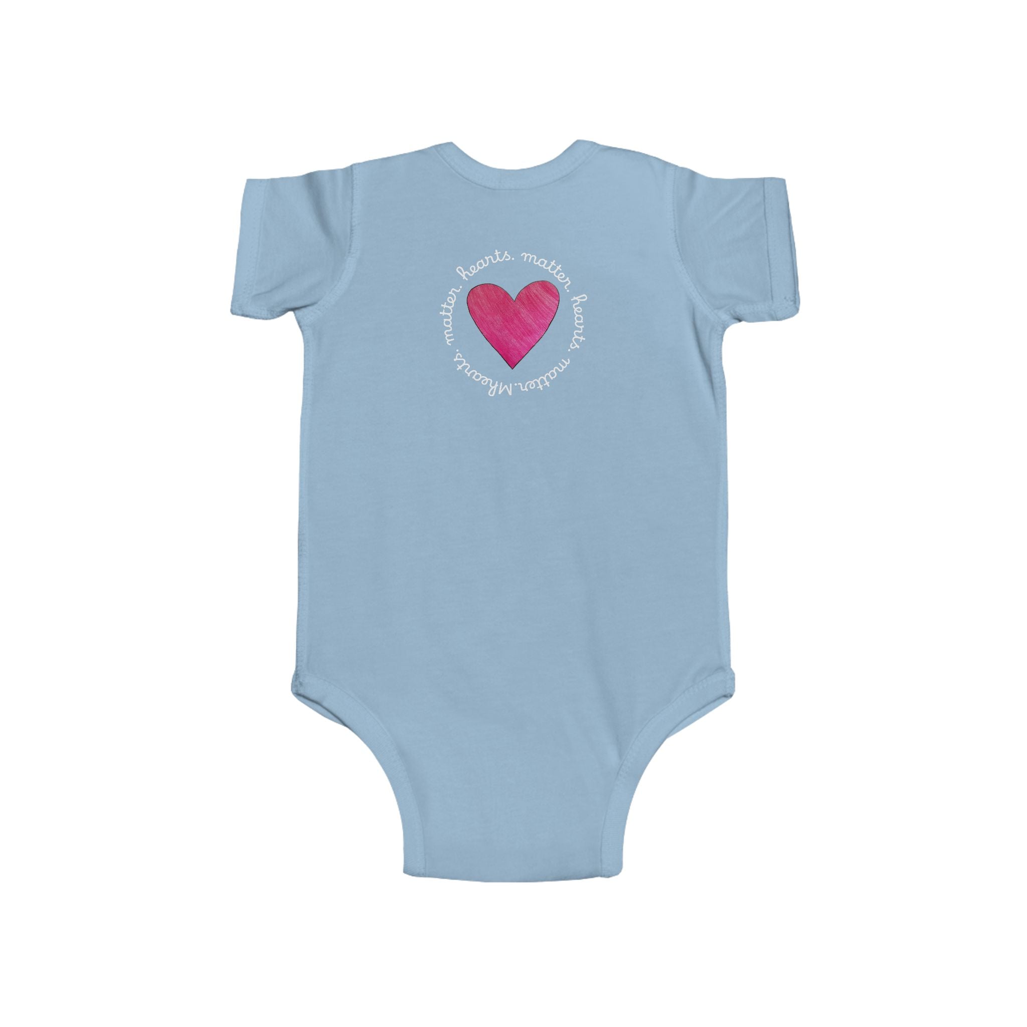 moontiq Ladybug Baby Onesie 'My Heart Matters' Moonsuit US