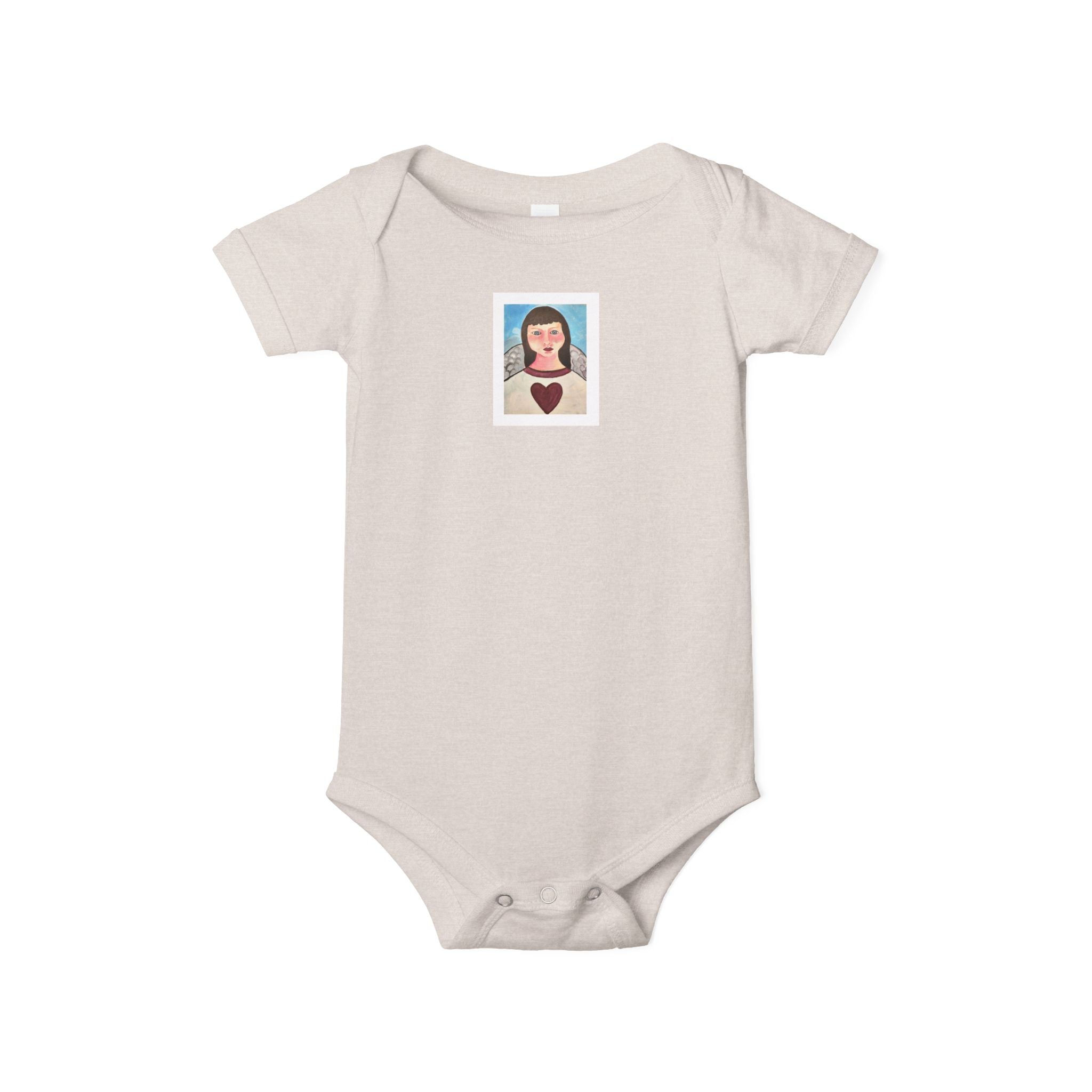 moontiq moonsuit 'My Angel' Cute Baby Onesie US