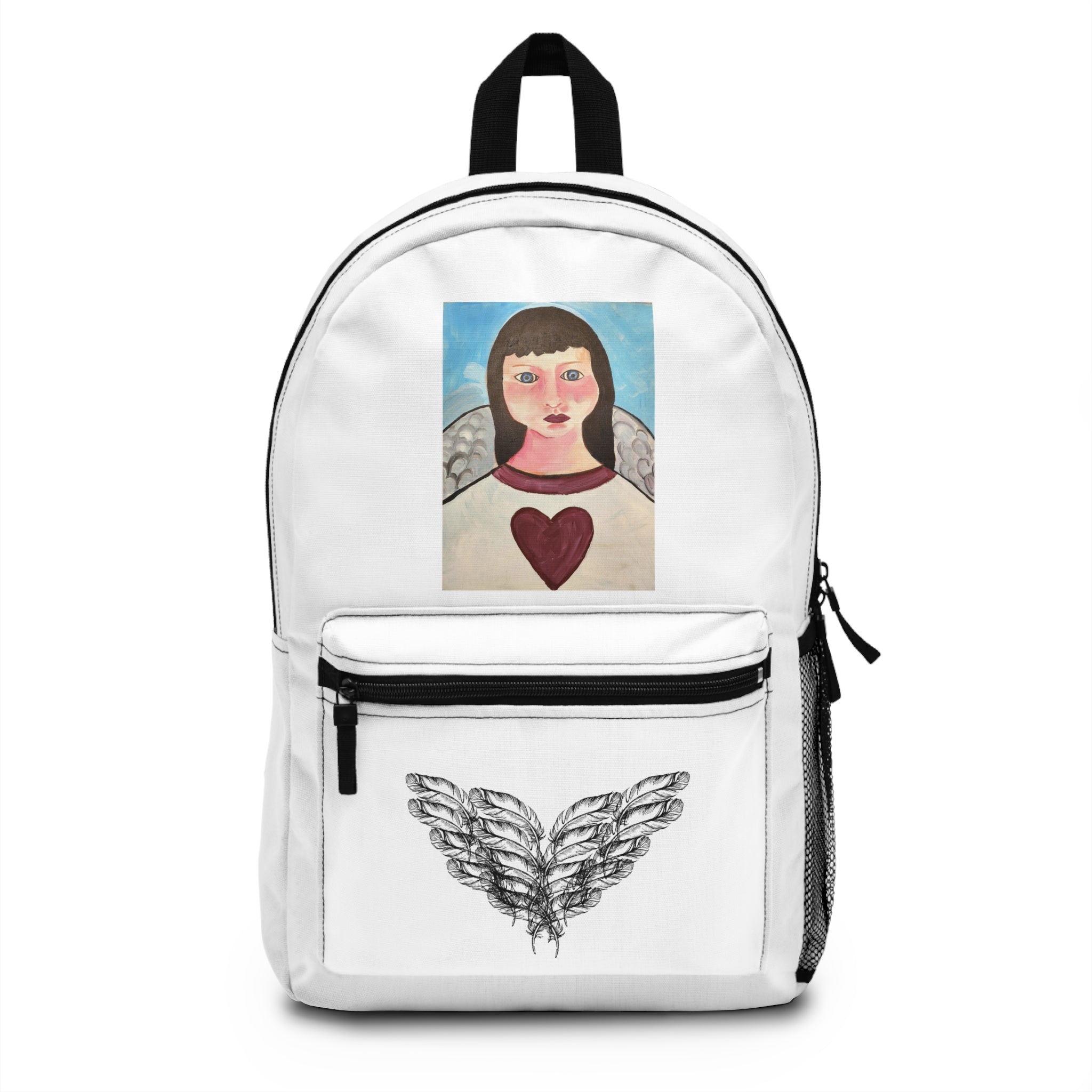 moontiq Book Bag 'My Angel' School & Travel Backpack US