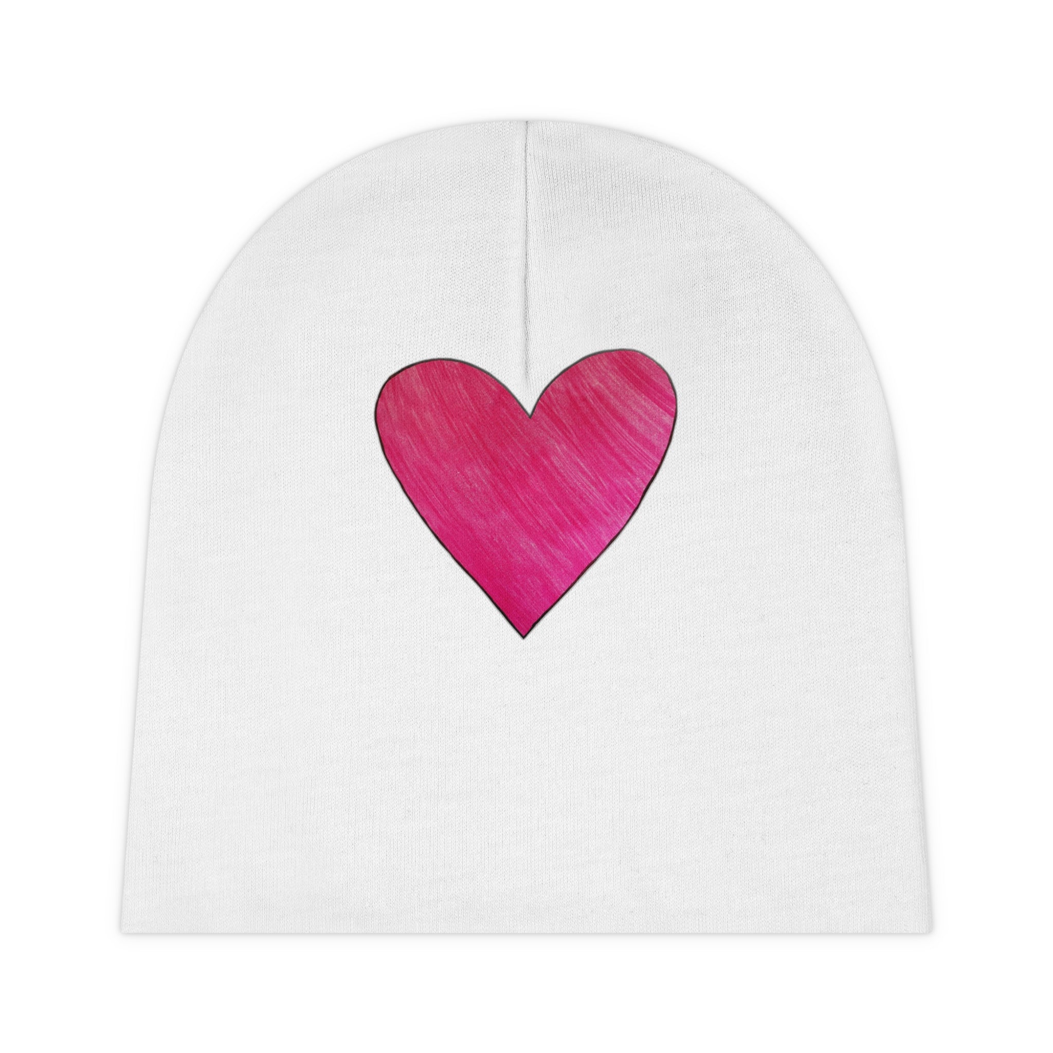 moontiq Baby Beanie 'My Pink Love Heart' Newborn Hat US