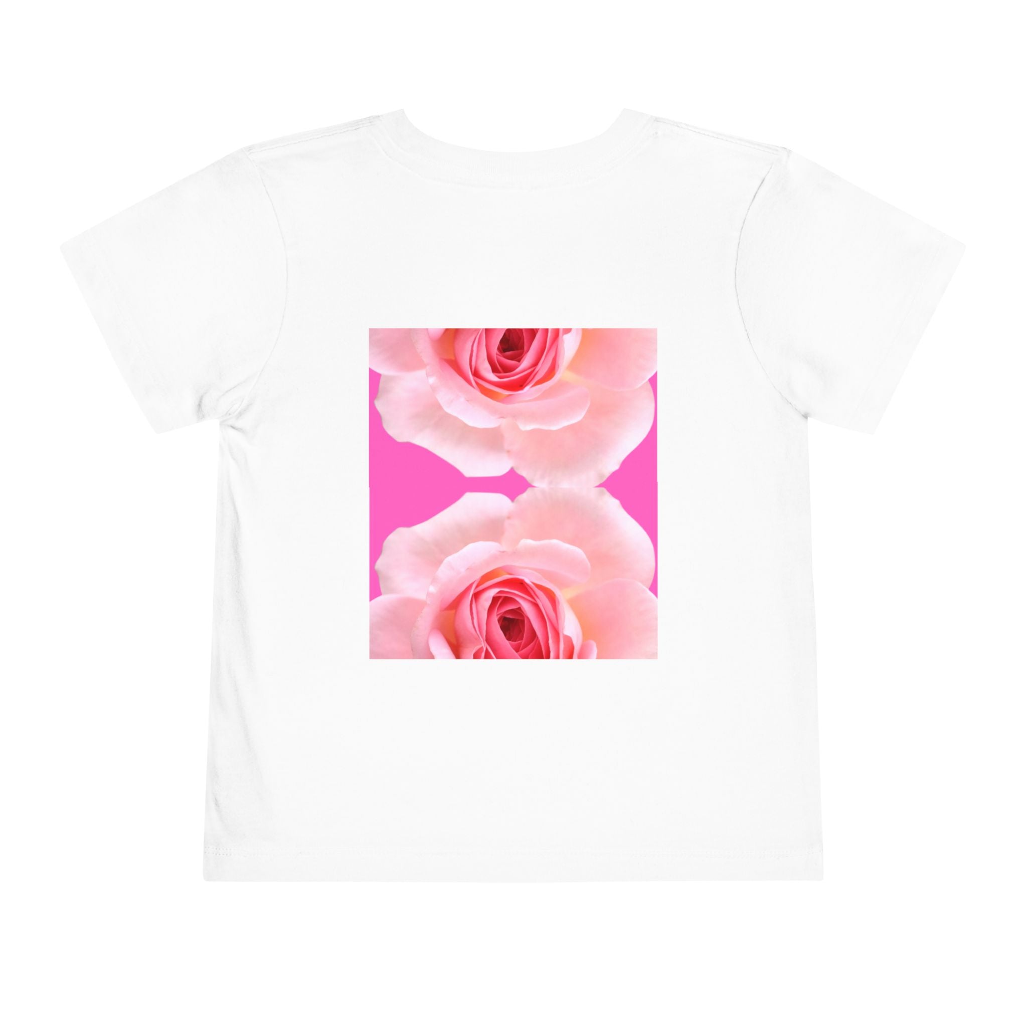 moontiq Toddler Kids T-Shirt 'Rose Sorbet' Cute Pink Tee US
