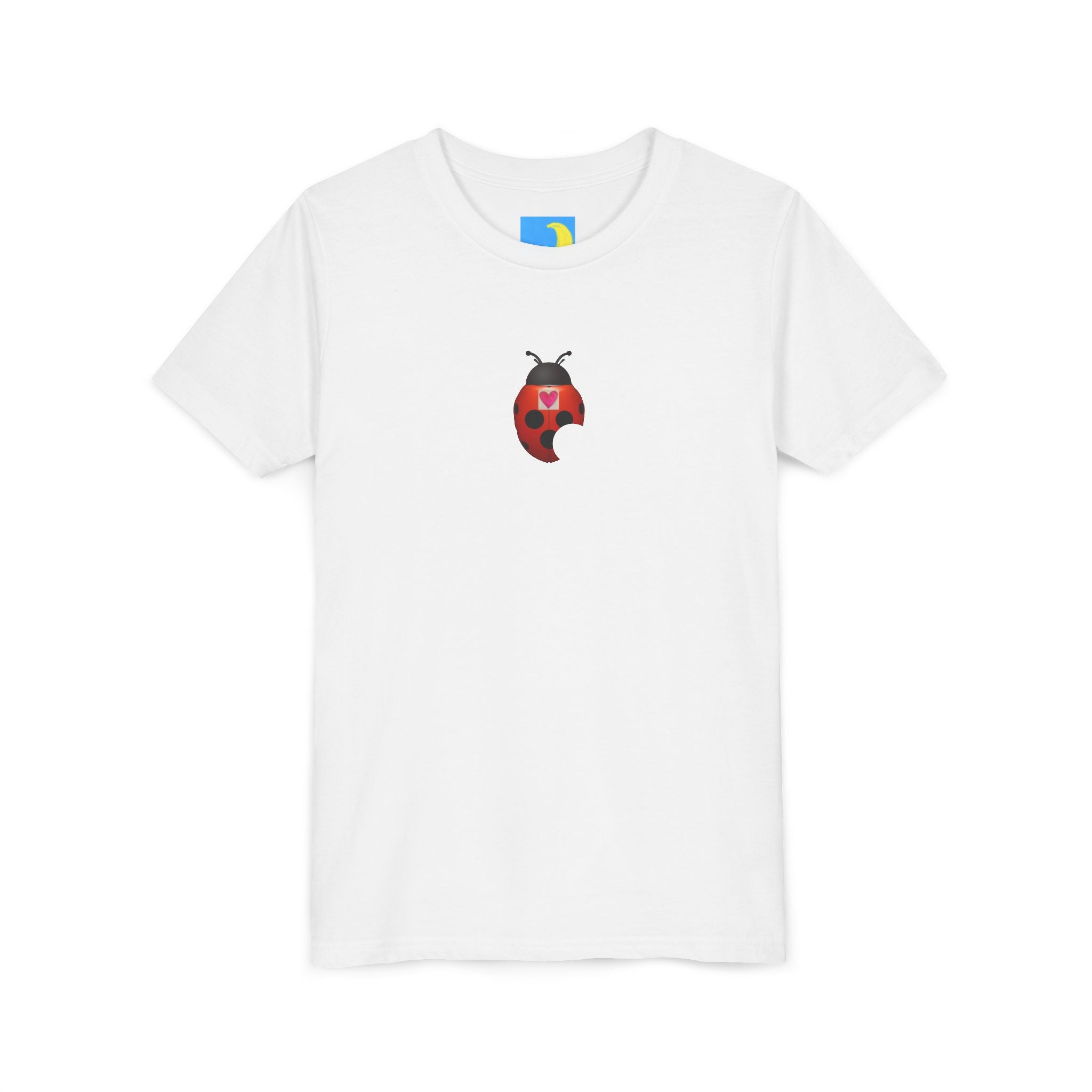 moontiq Ladybug 'My Heart Matters' Kids Youth Soft T-Shirt US
