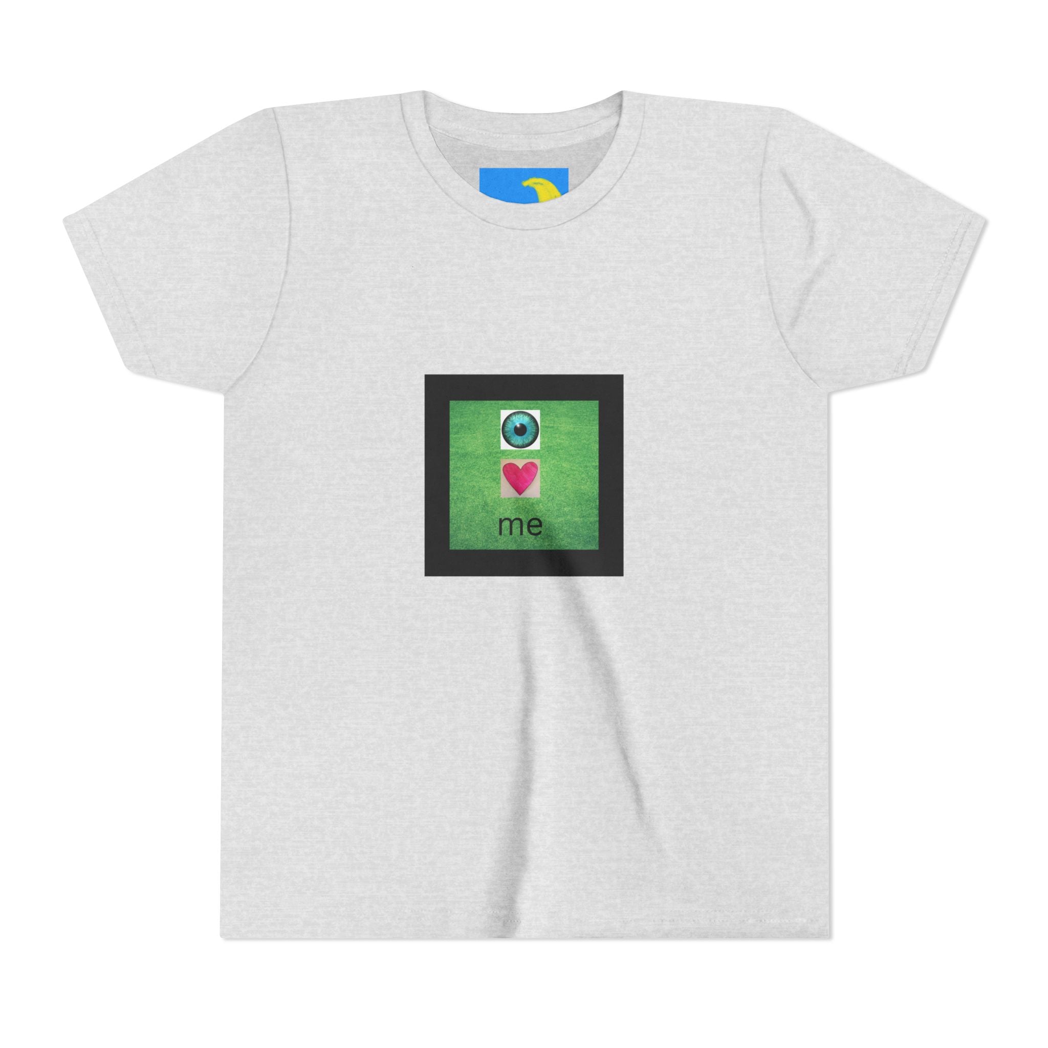 moontiq Youth Teen T-Shirt I LOVE me I LOVE you Soft Tee US