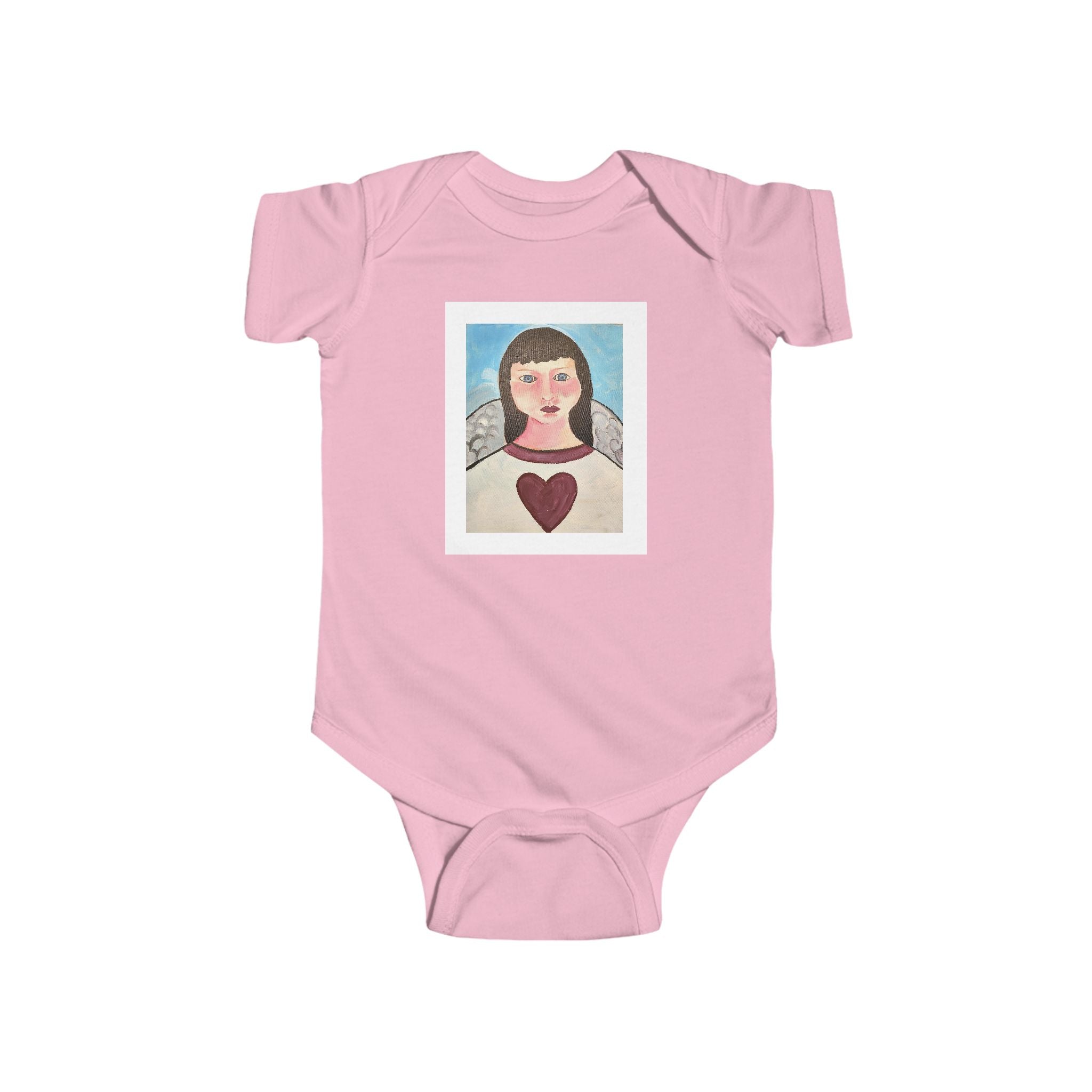 moontiq Cute Baby Onesie 'My Angel' Infant Moonsuit US