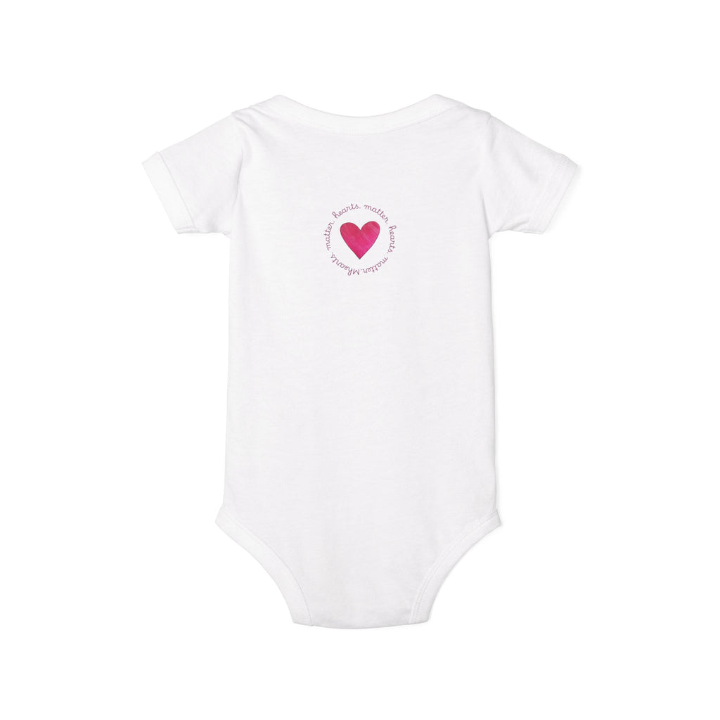 moontiq moonsuit 'My Heart Matters' Ladybug Baby Bodysuit US