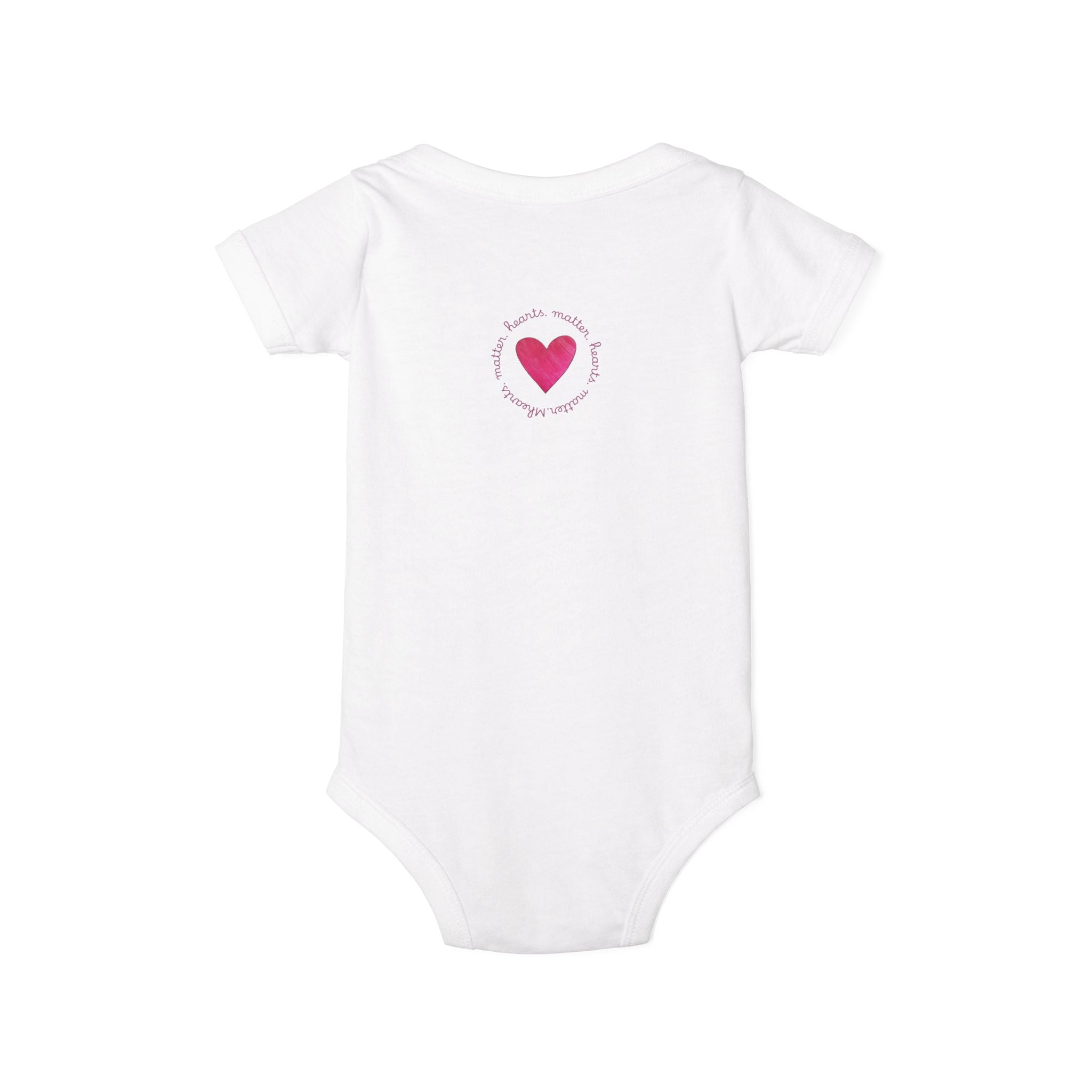 moontiq moonsuit 'My Heart Matters' Ladybug Baby Bodysuit US