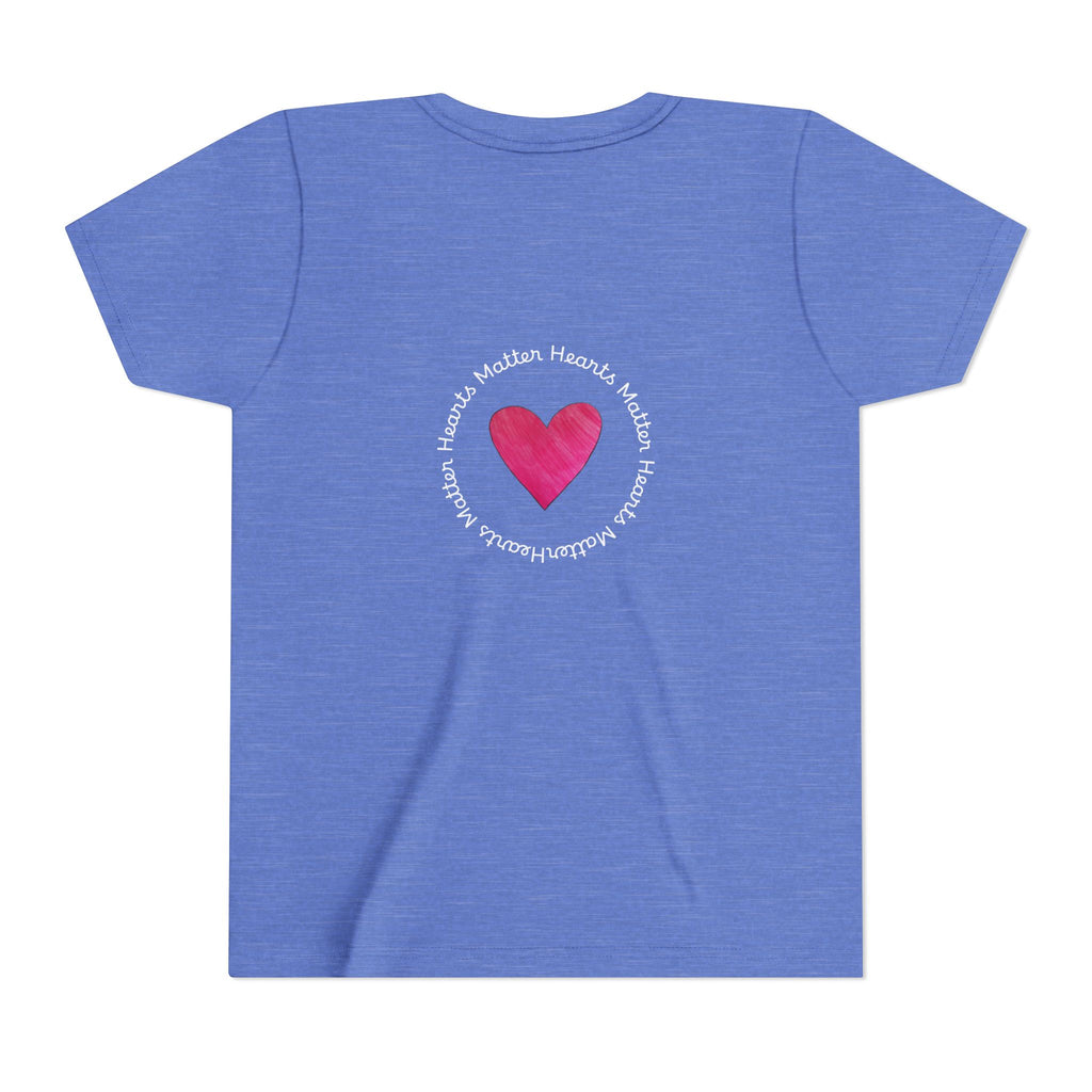 moontiq Ladybug 'My Heart Matters' Kids Youth Soft T-Shirt US