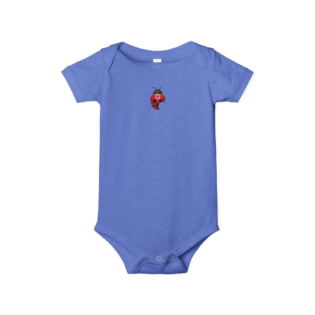 moontiq moonsuit 'My Heart Matters' Ladybug Baby Bodysuit US