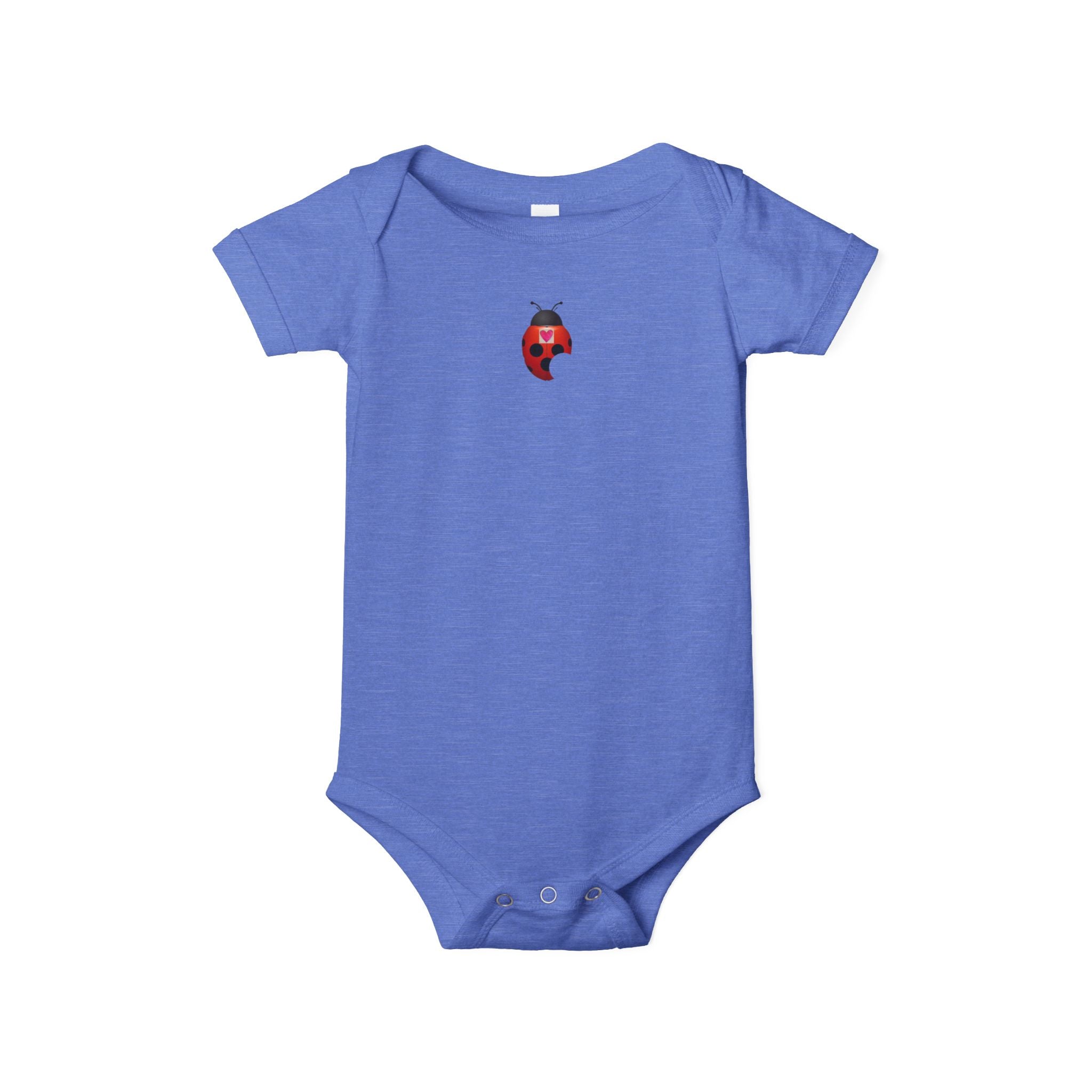 moontiq moonsuit 'My Heart Matters' Ladybug Baby Bodysuit US