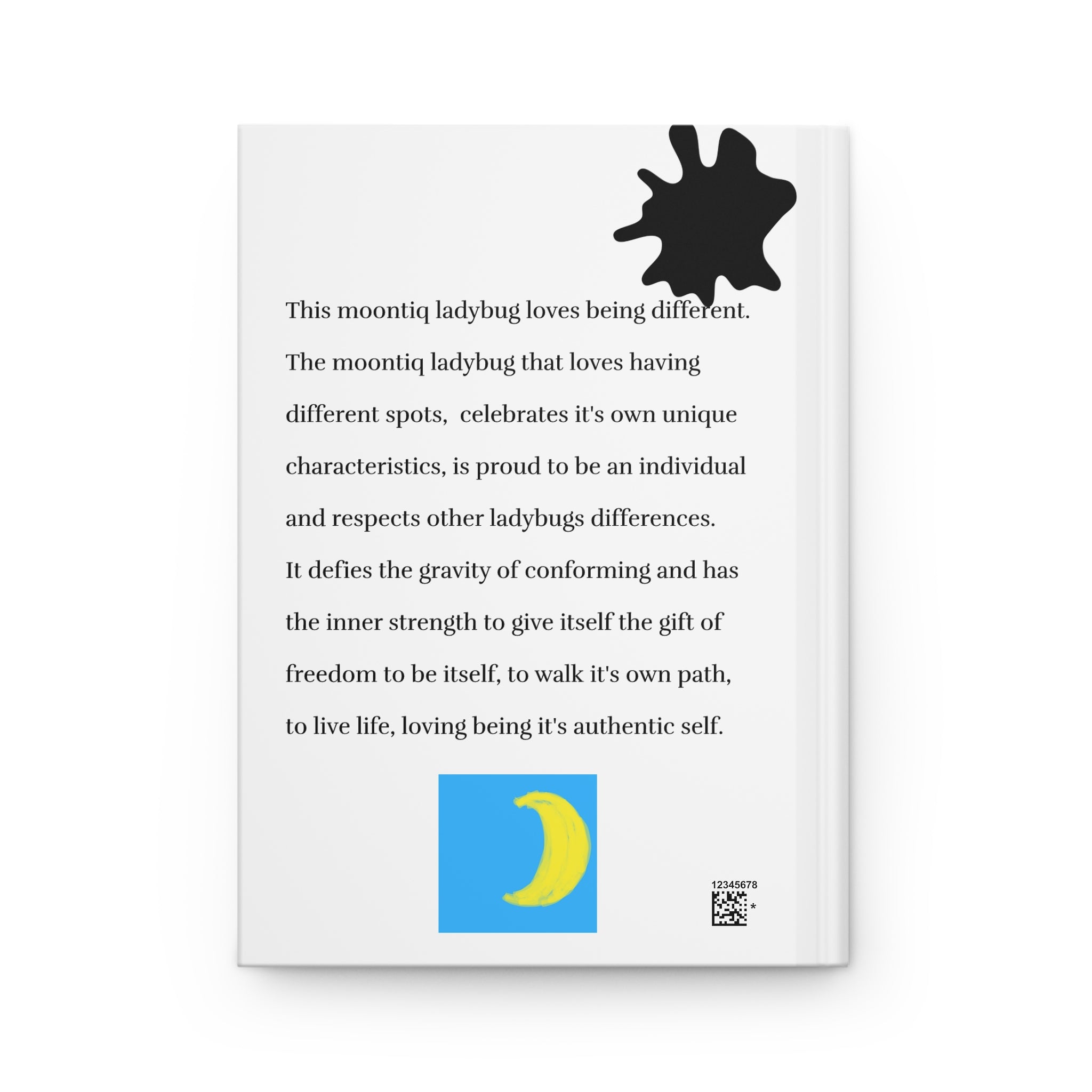 moontiq Notebook 'Exceptional Ladybug' Journal US