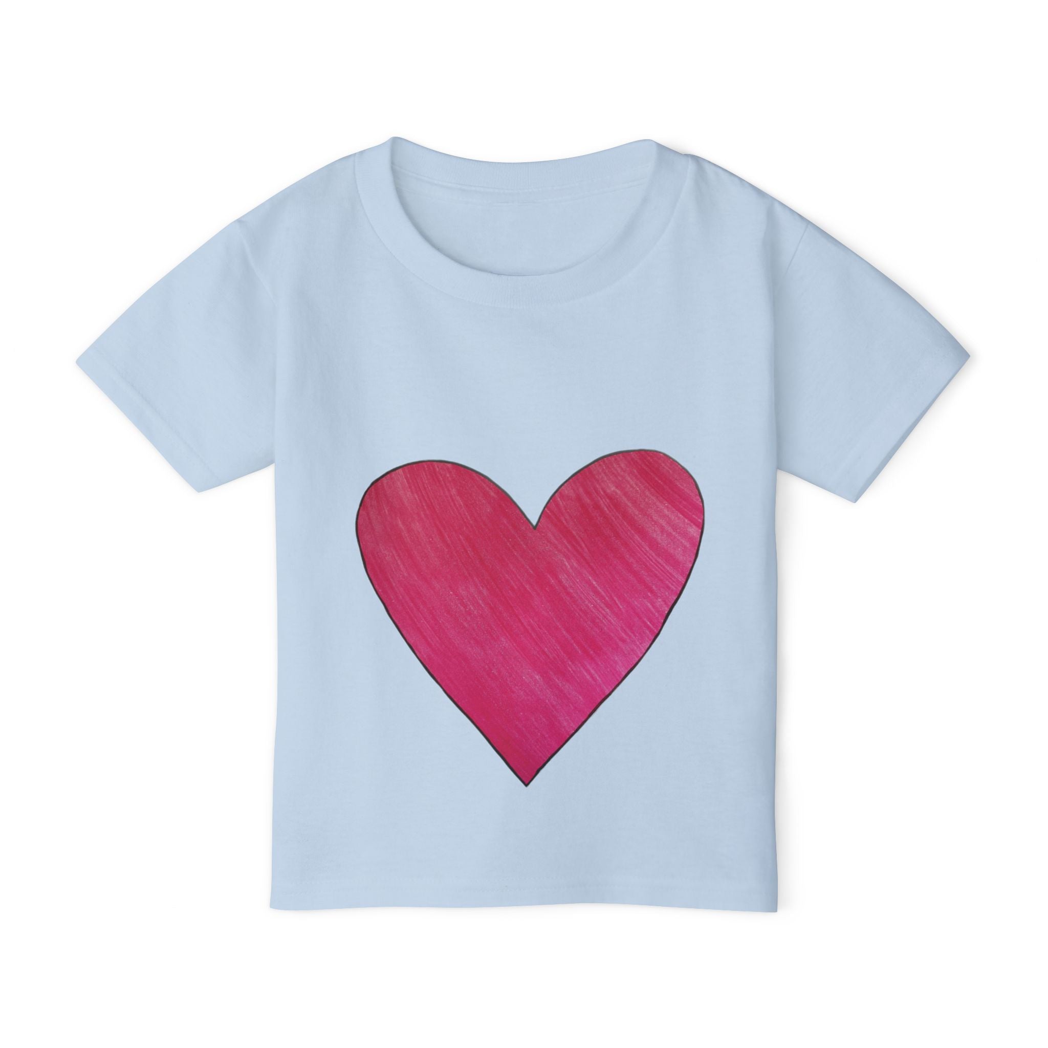 moontiq Toddler Kids Cotton™ T-Shirt 'My Pink Love Heart' US