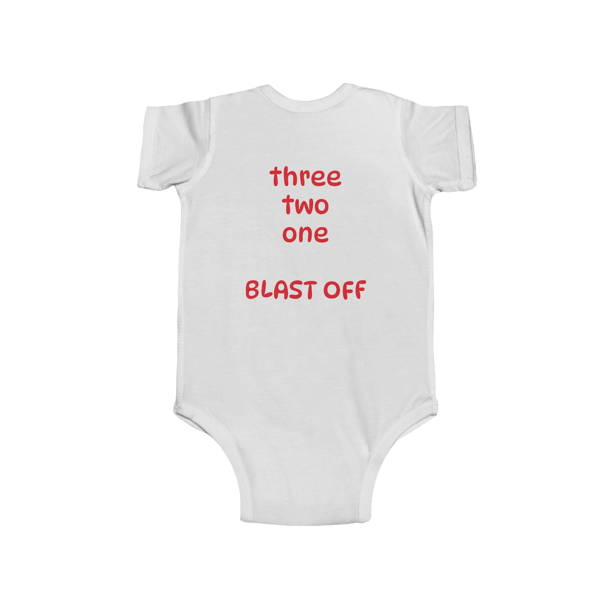moontiq Baby Onesie 'Rocket's Mission' Space Moonsuit US