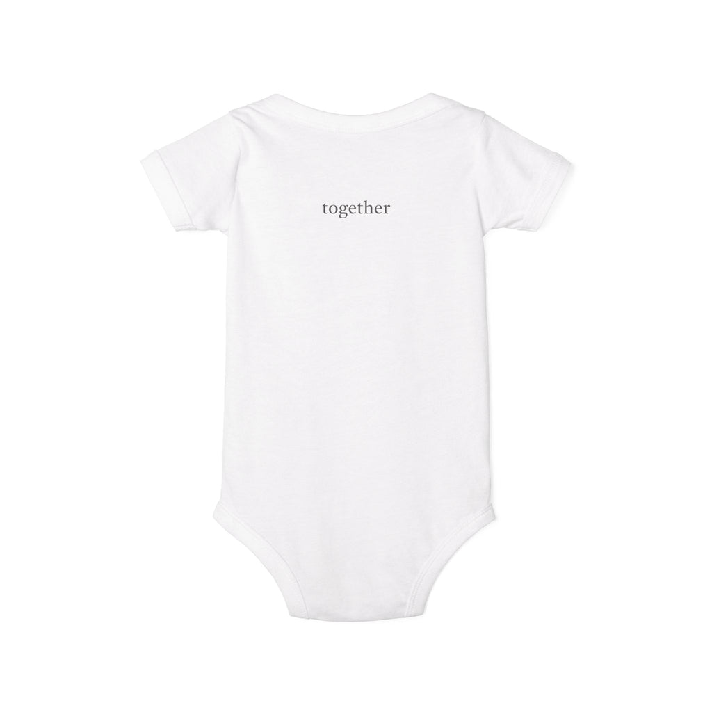moontiq moonsuit 'Together' Soft Baby Bodysuit US