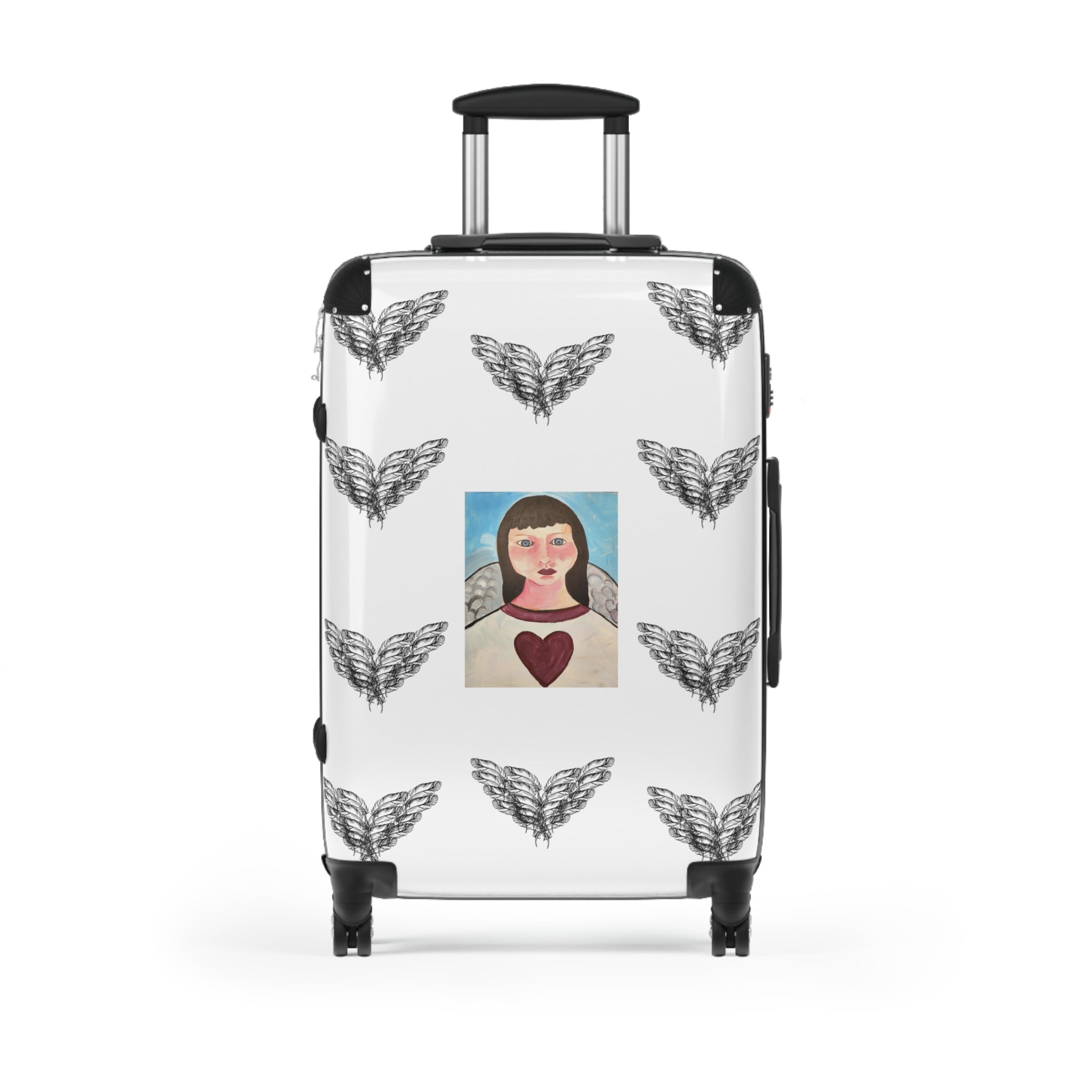 moontiq 'My Angel' Hard Spinner Suitcase US