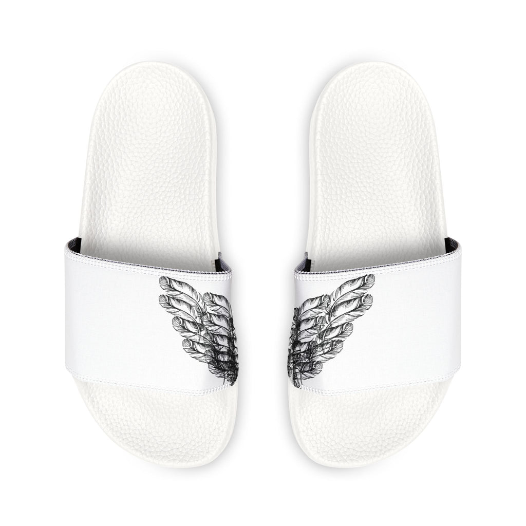 moontiq Womens Slides 'I Got Wings' In White Of The Light US