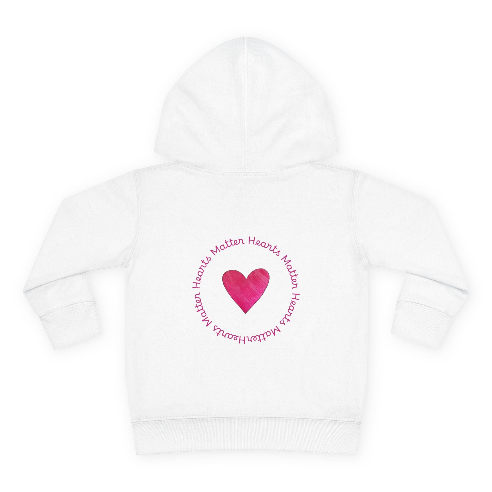 moontiq Ladybug 'My Heart Matters' Toddler Kid's Hoodie US