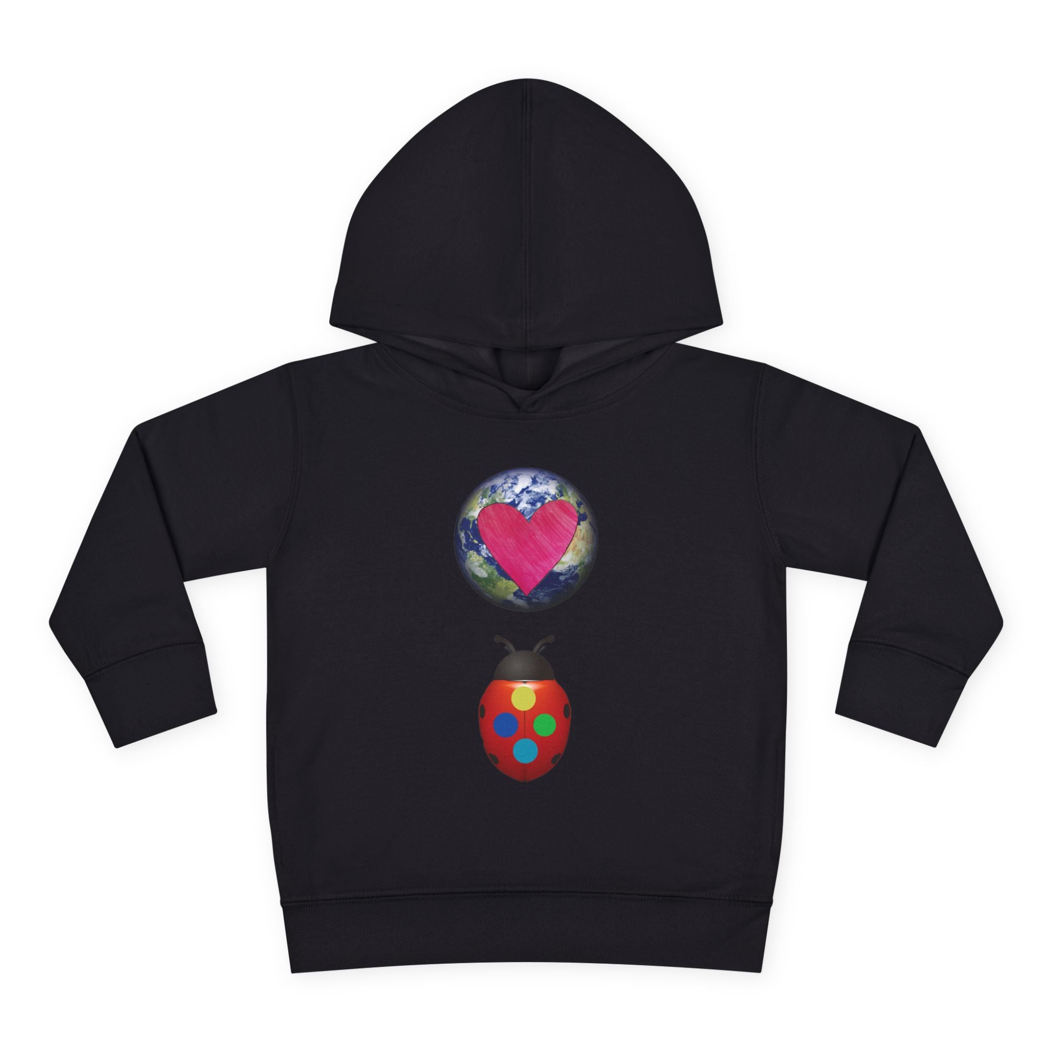 moontiq Ladybug Color Toddler Kids World Love Hoodie US
