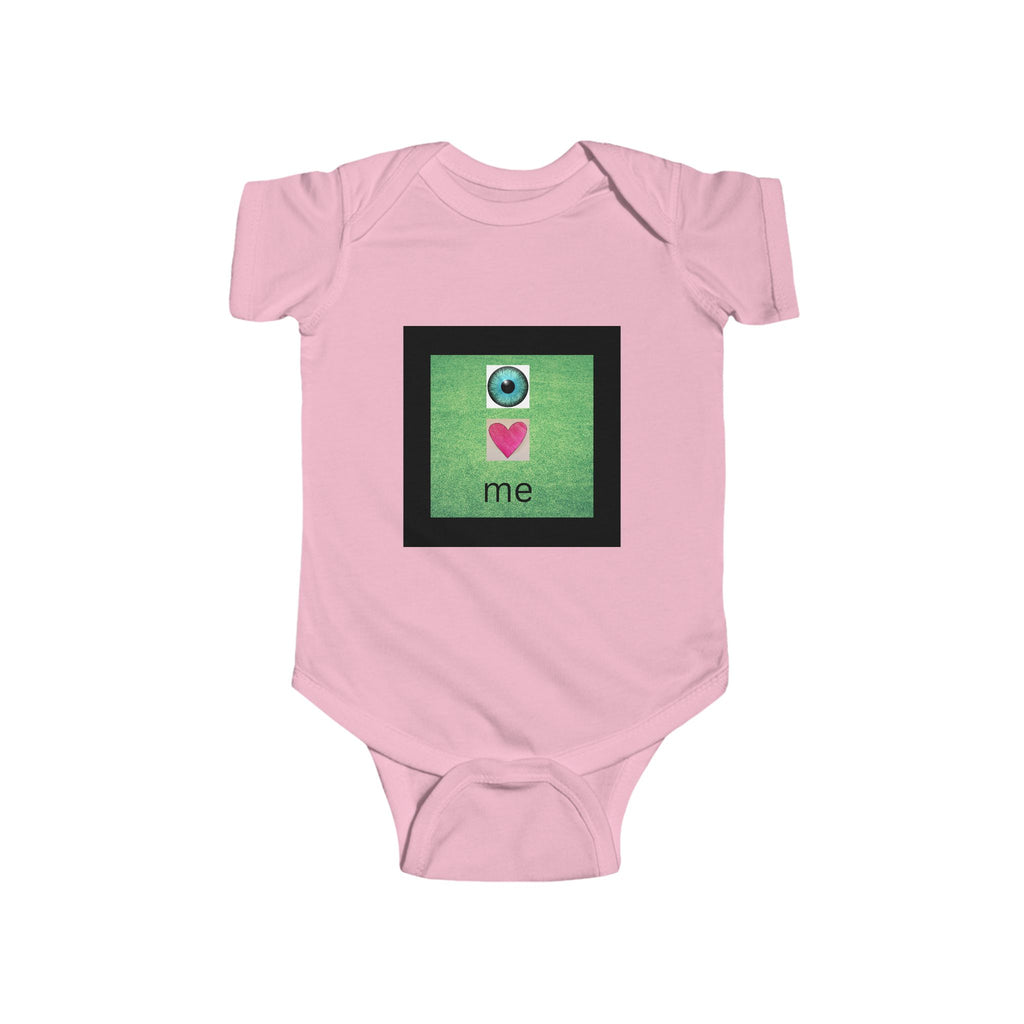 moontiq Baby Onesie 'I LOVE ME' Self Love Moonsuit US