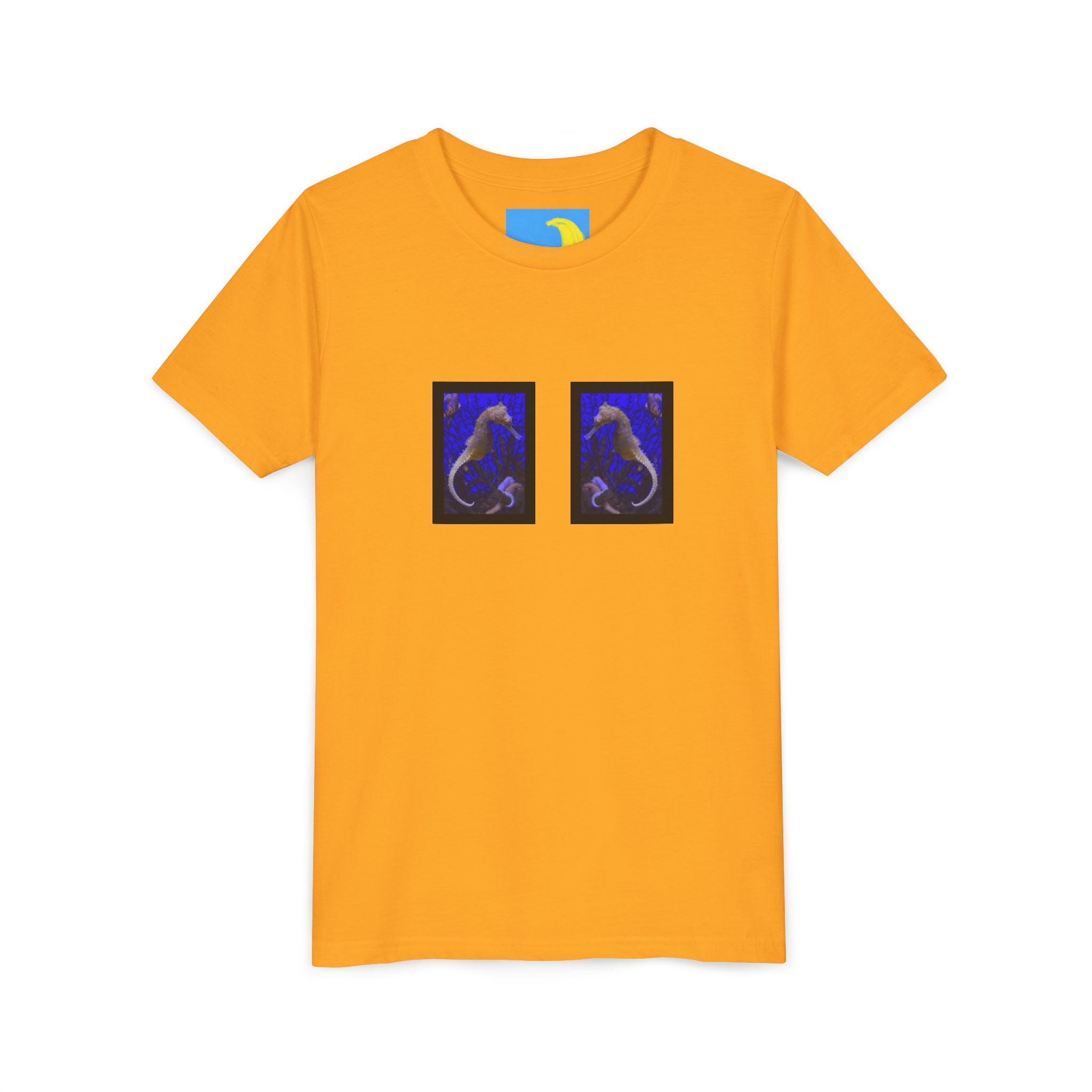 moontiq Youth Teen T-Shirt 3D Seahorse Under The Sea Tee US