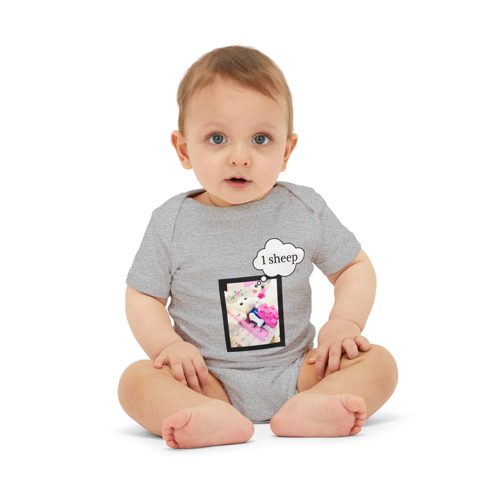 moontiq Cute Baby Onesie - 'Cynthia Sheep' Moonsuit US