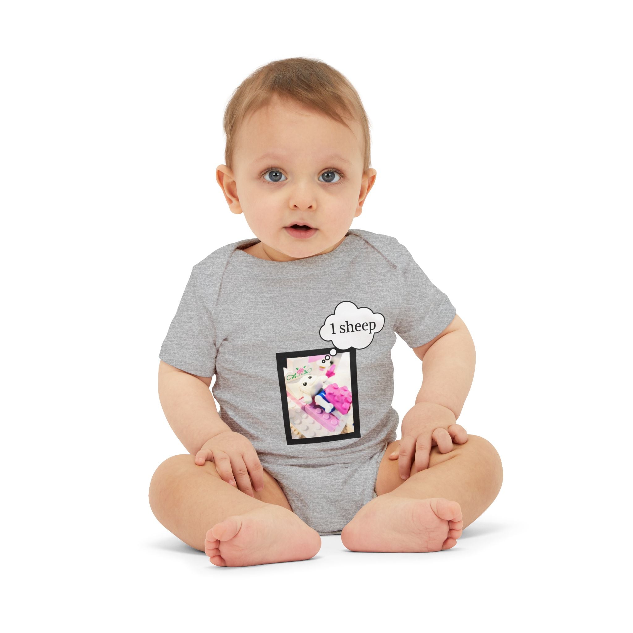 moontiq Cute Baby Onesie - 'Cynthia Sheep' Moonsuit US