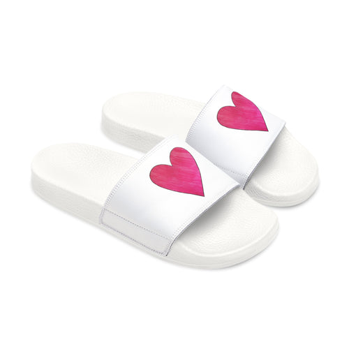 moontiq Cute Kids Pool Slides 'My Pink Love Heart' US