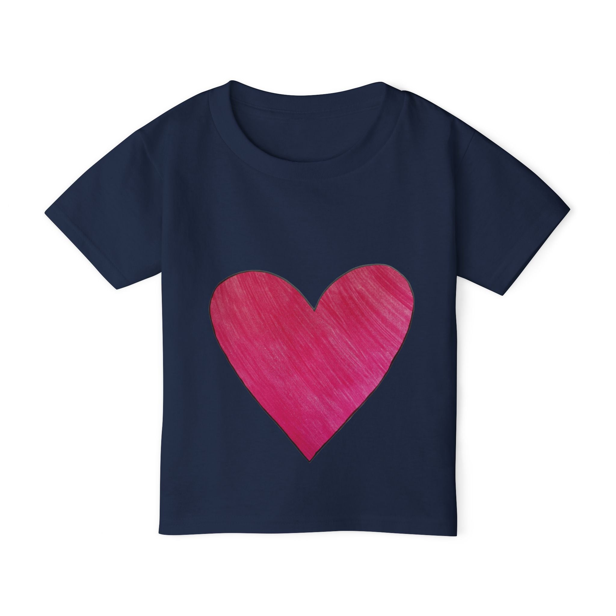 moontiq Toddler Kids Cotton™ T-Shirt 'My Pink Love Heart' US