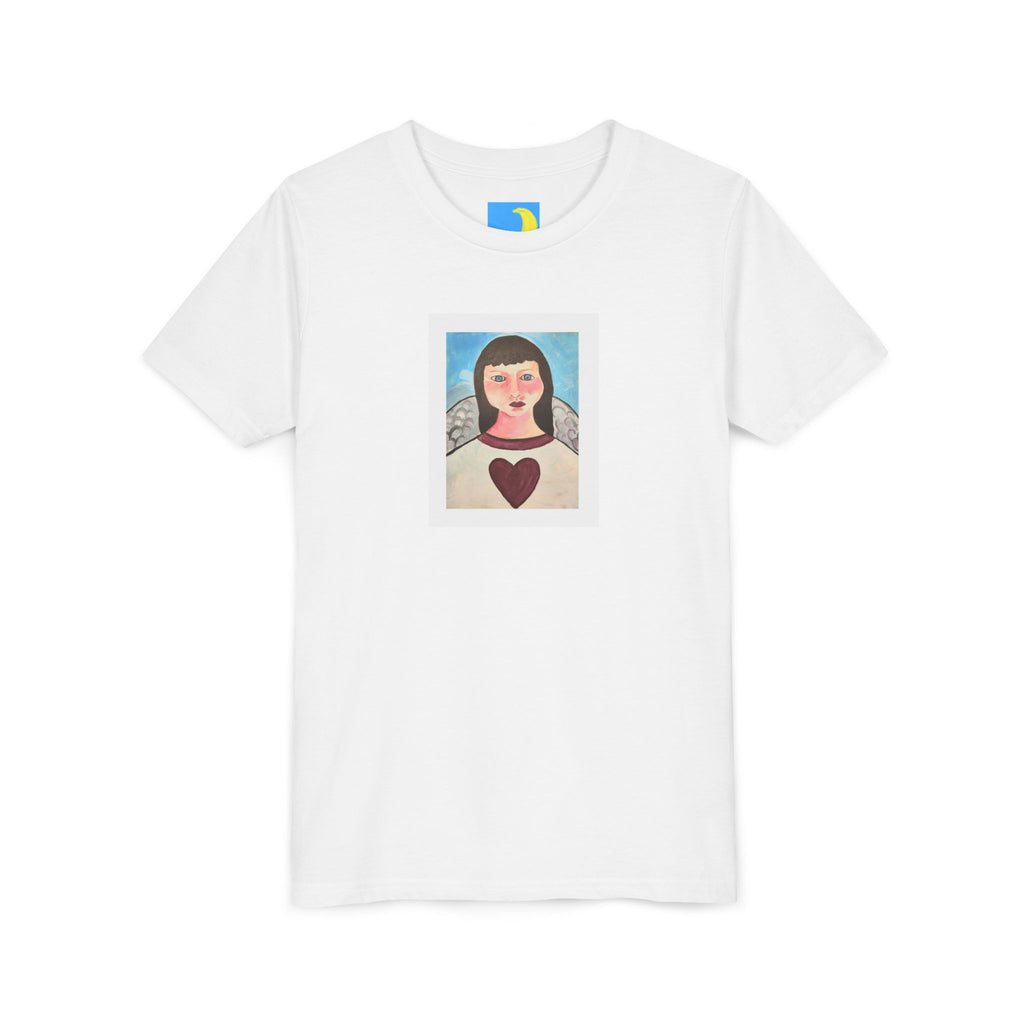 moontiq Youth Teen T-Shirt 'My Angel'  Soft Short Sleeve US