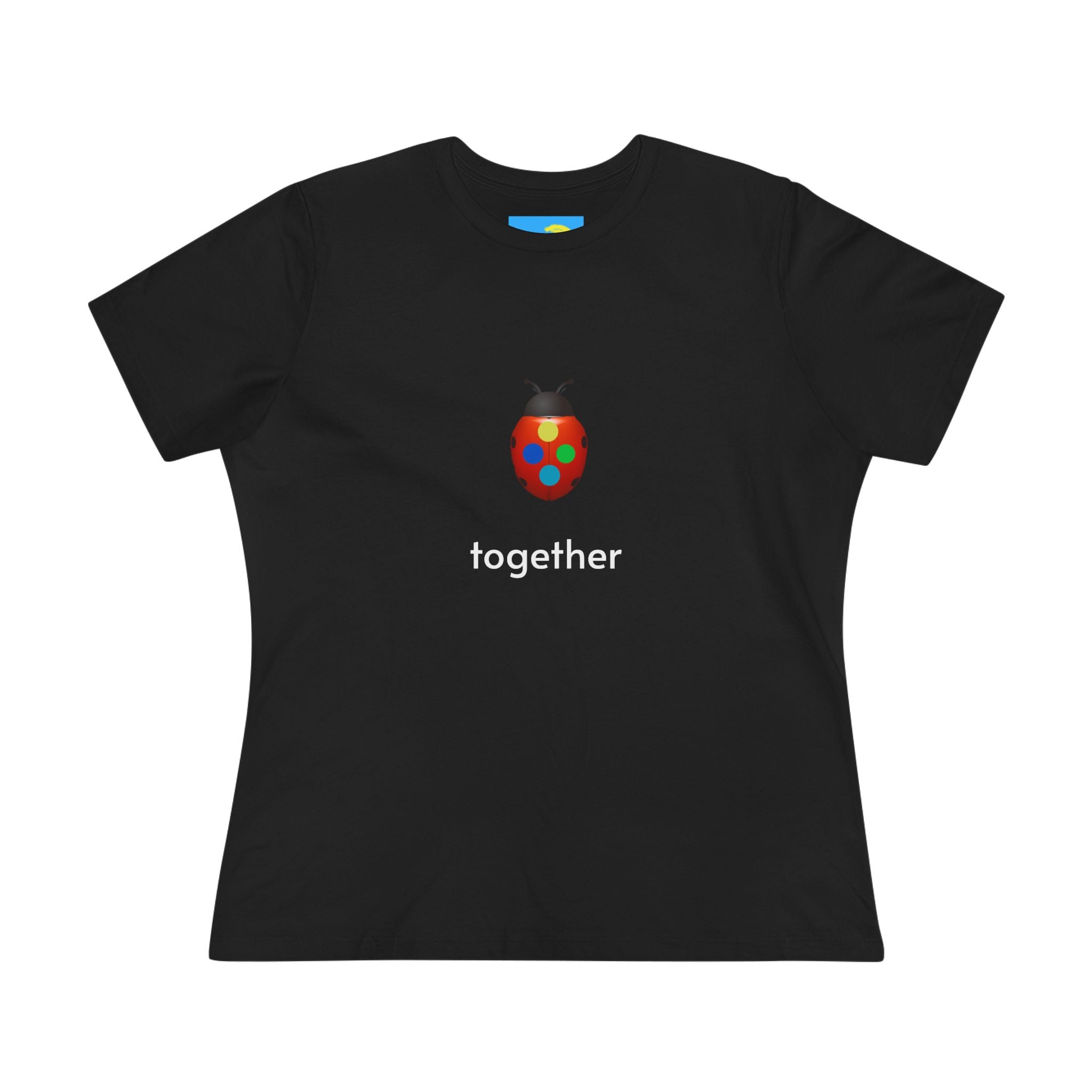 moontiq 'Ladybug Color' Women's Cotton Tee US