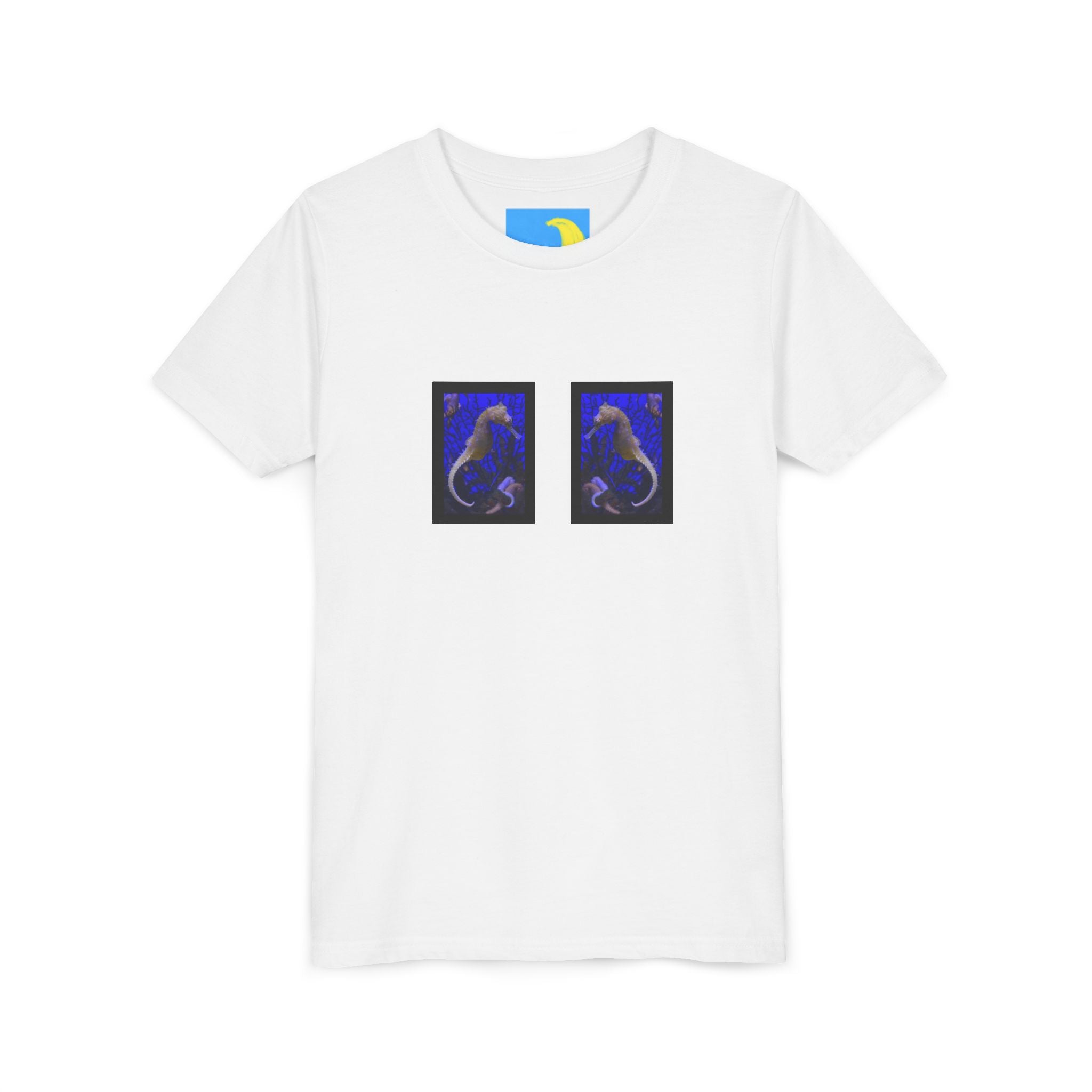 moontiq Youth Teen T-Shirt 3D Seahorse Under The Sea Tee US
