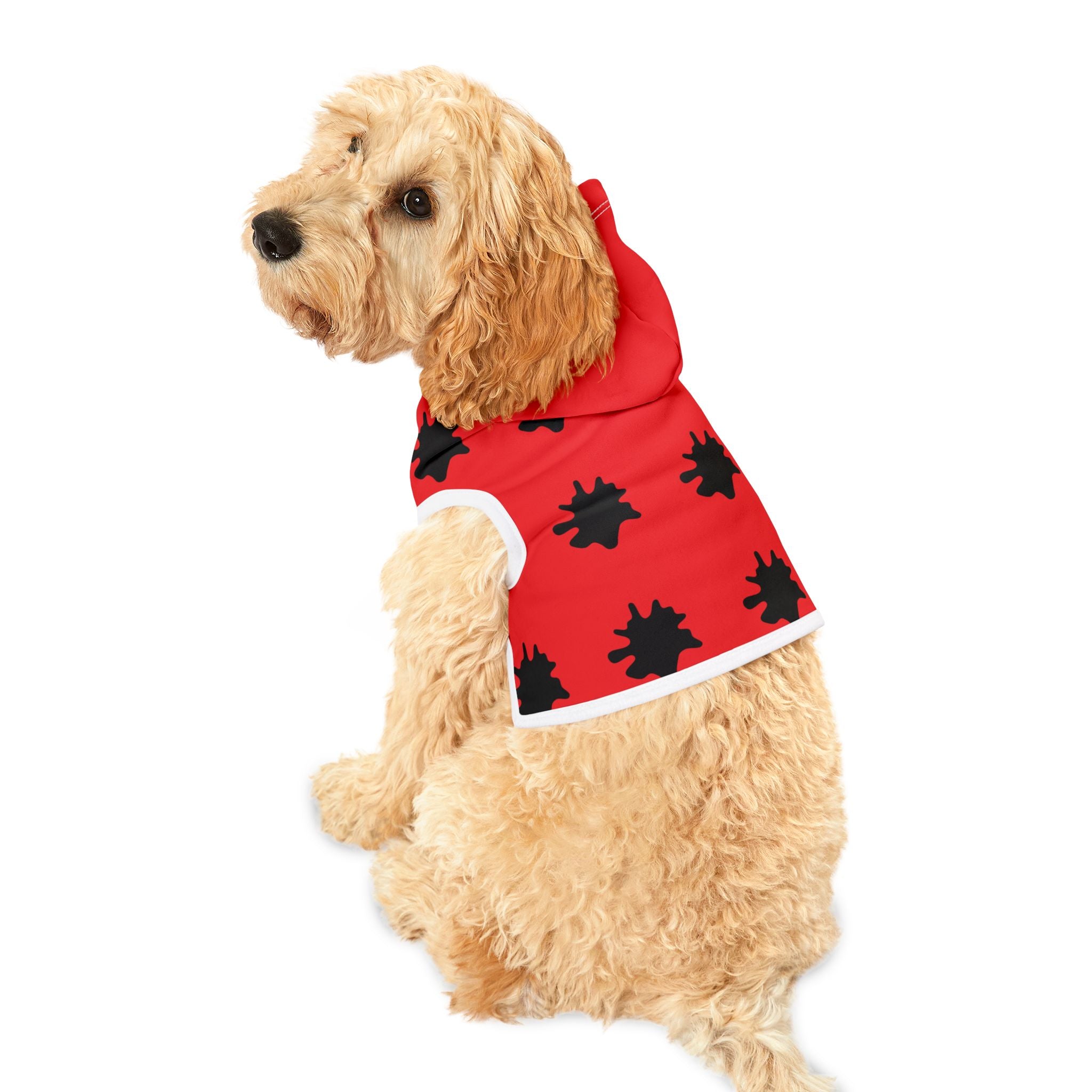 moontiq pooch Dog Hoodie 'Exceptional Ladybug' US