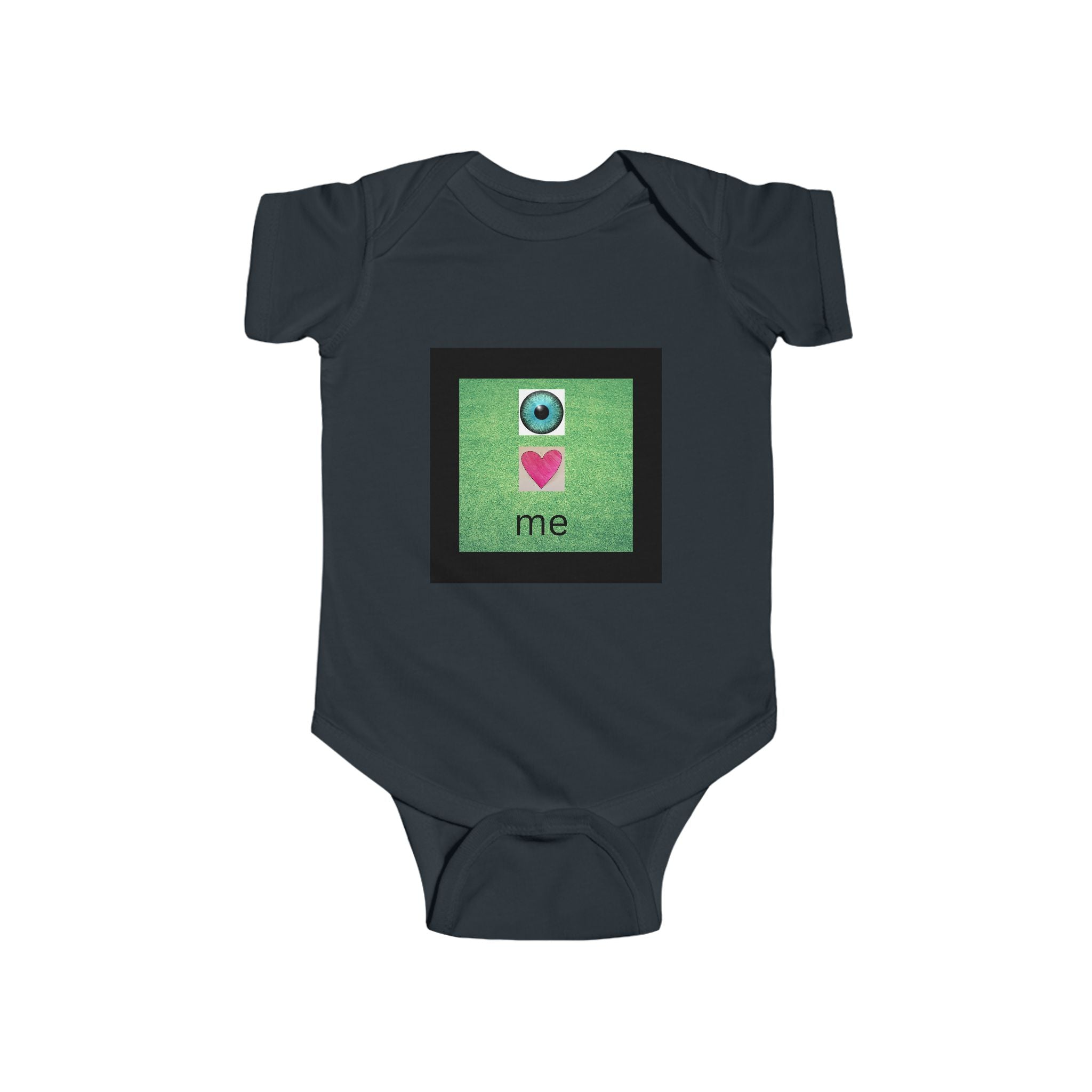 moontiq Baby Onesie 'I LOVE ME' Self Love Moonsuit US